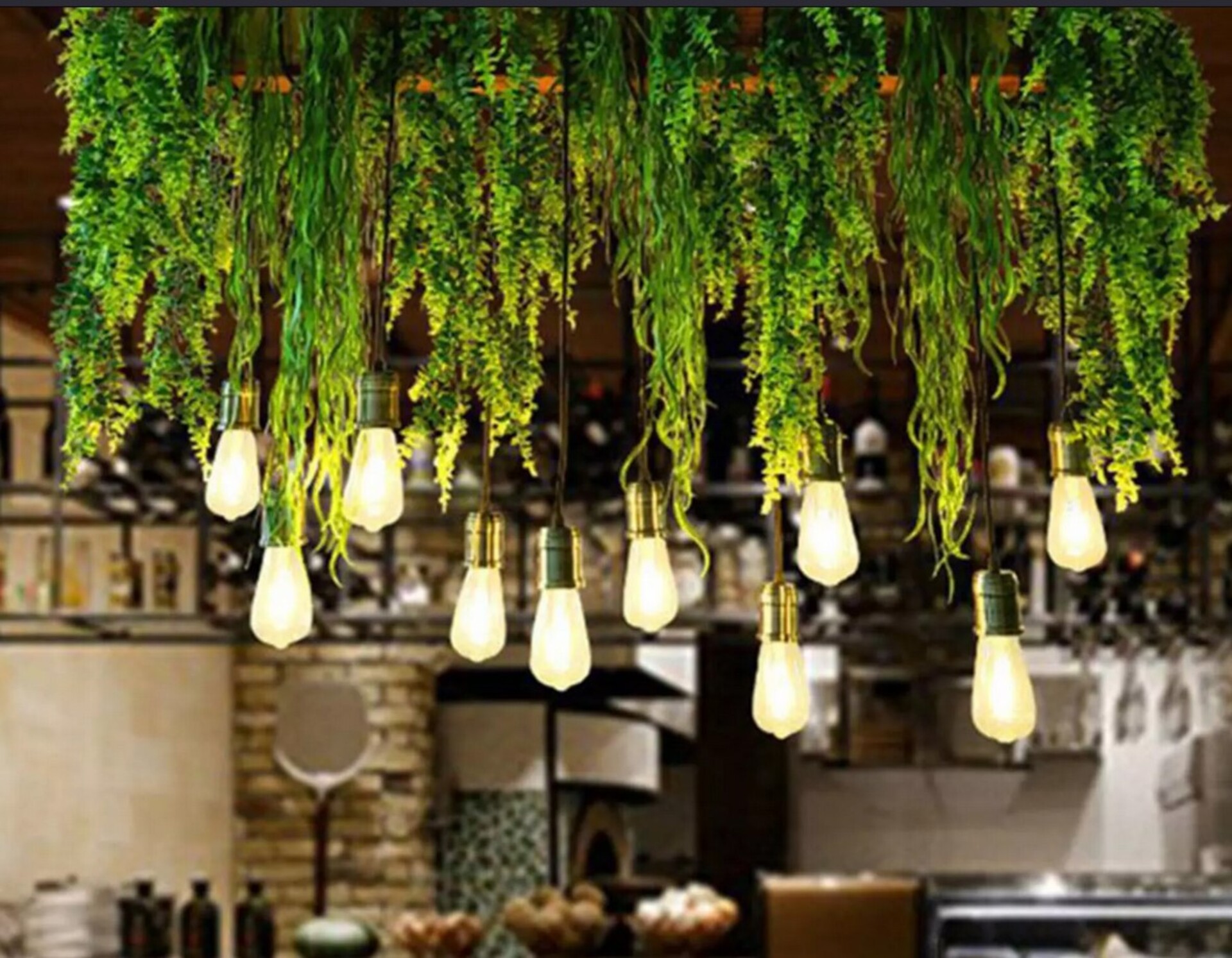 Soffitto con Vegetali Verdi Pendentii - Sconto per Fioristi e Aziende - Per esterno ed interno