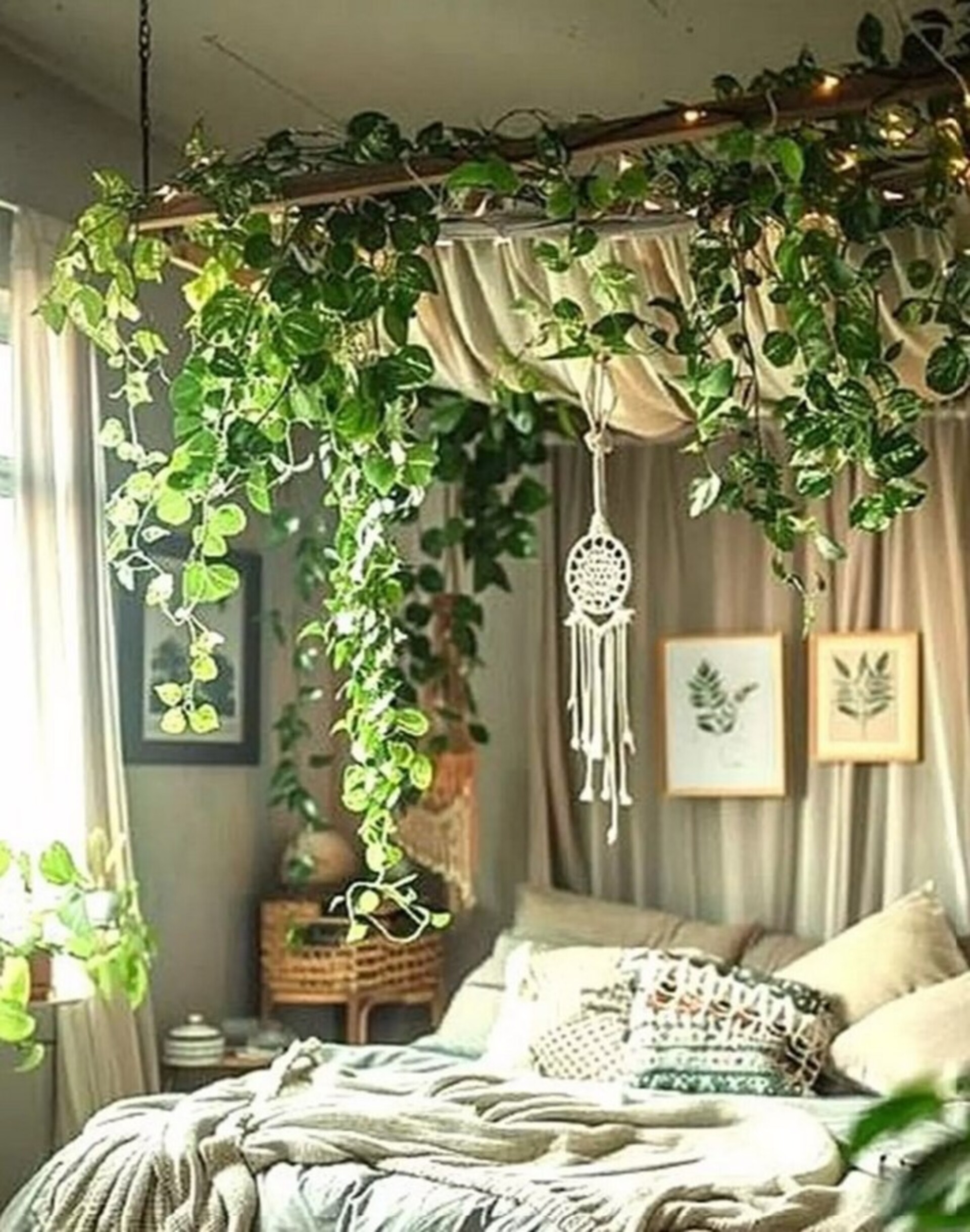 Soffitto con Vegetali Verdi Pendentii - Sconto per Fioristi e Aziende - Per esterno ed interno