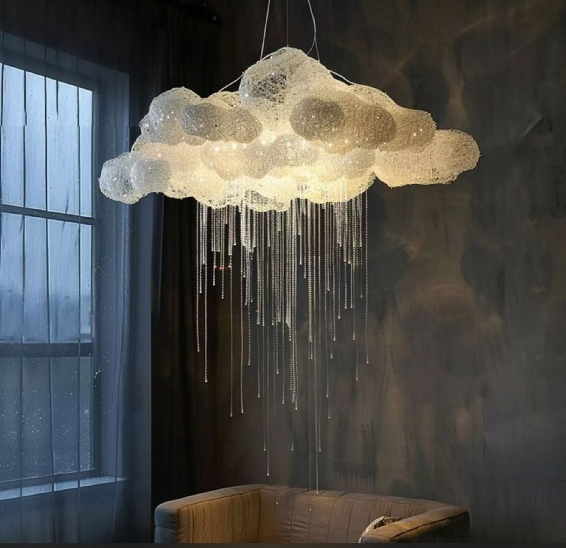 Nuvole Artificiali Sospese con Pioggia - Sconto per Fioristi e Aziende - Con o senza effetto pioggia