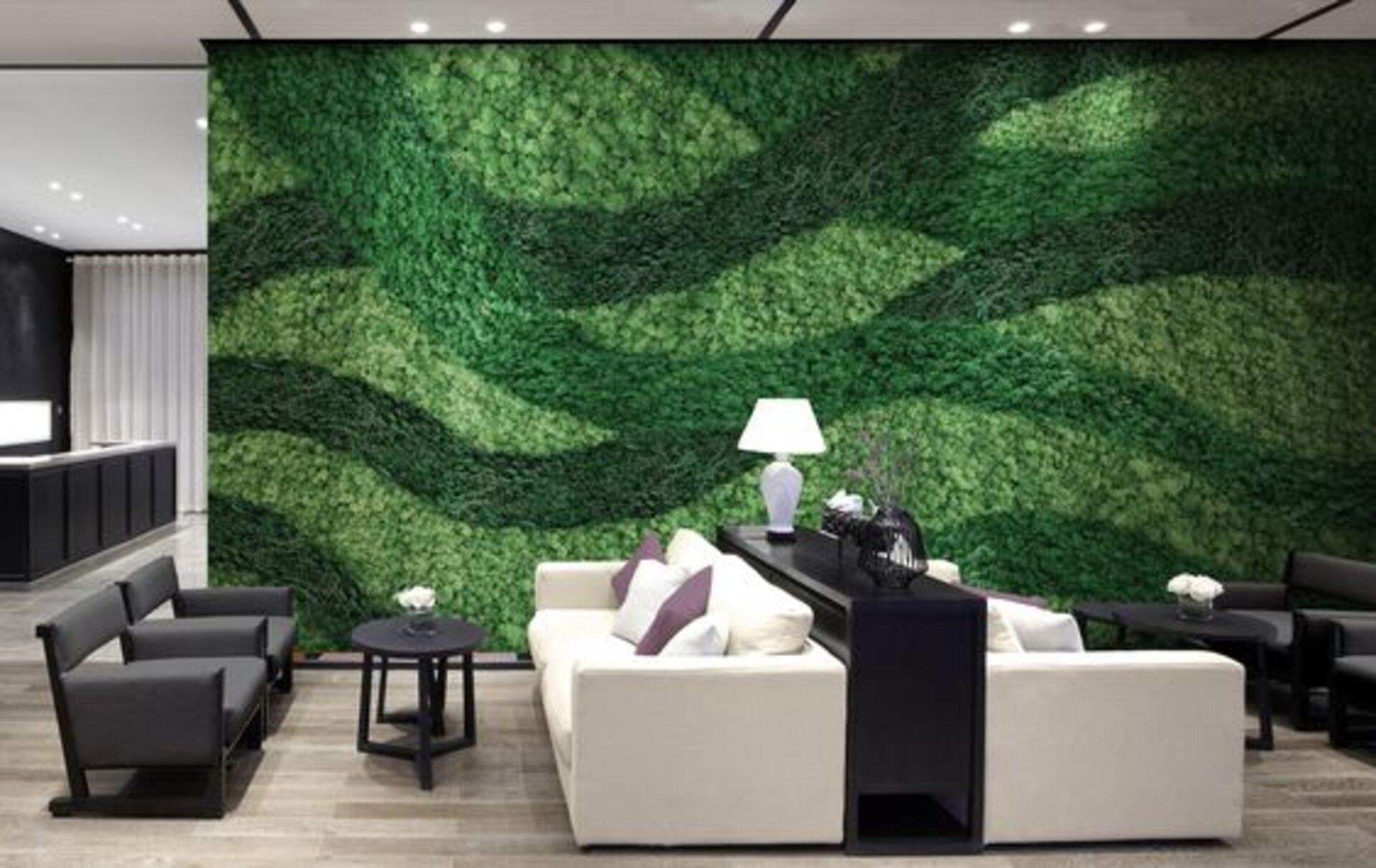 Parete Moss Stabilizzata  - Soluzione personabilizzabile - per eventi e interior designer
