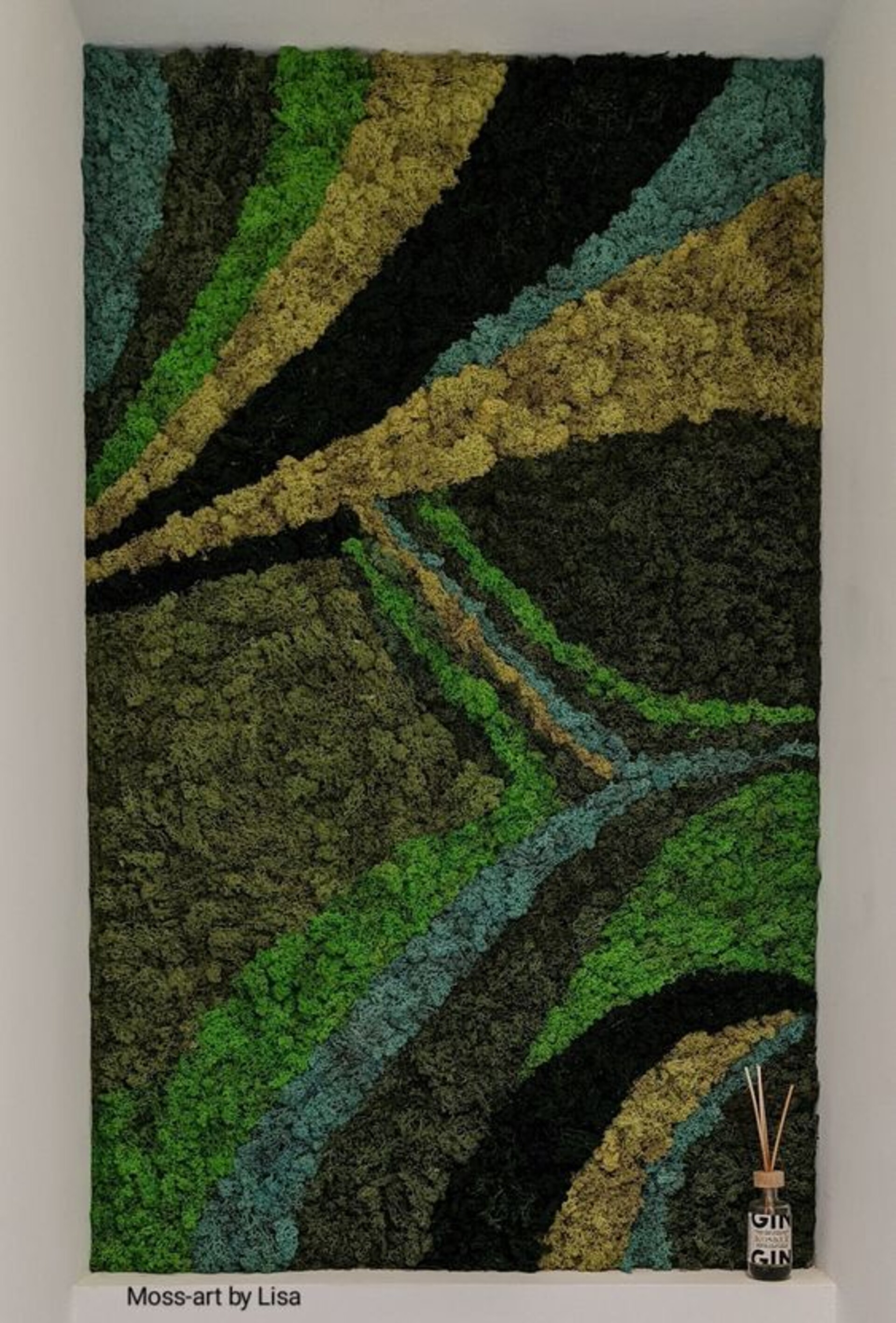 Parete Moss Stabilizzata  - Soluzione personabilizzabile - per eventi e interior designer