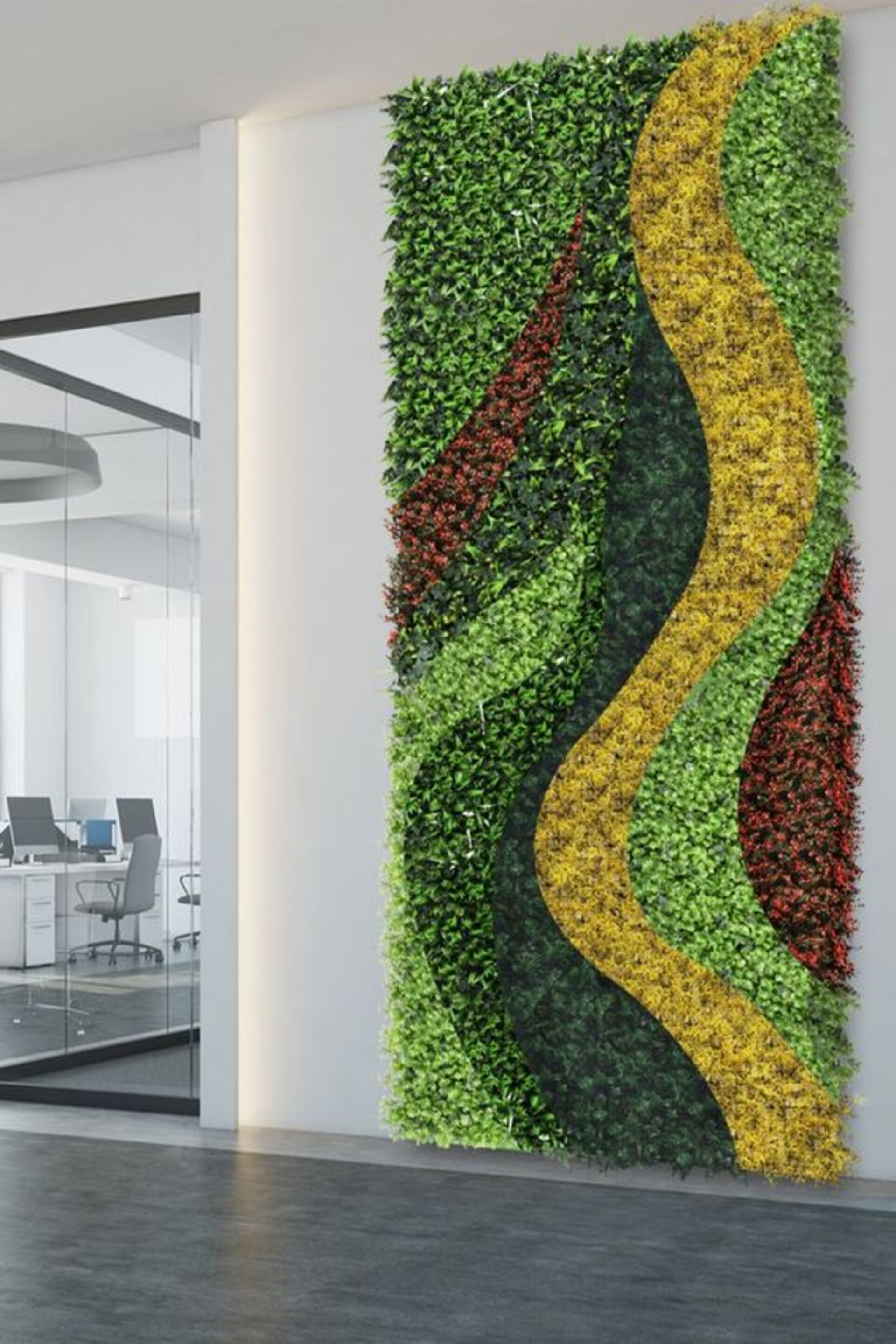 Parete Moss Stabilizzata  - Soluzione personabilizzabile - per eventi e interior designer
