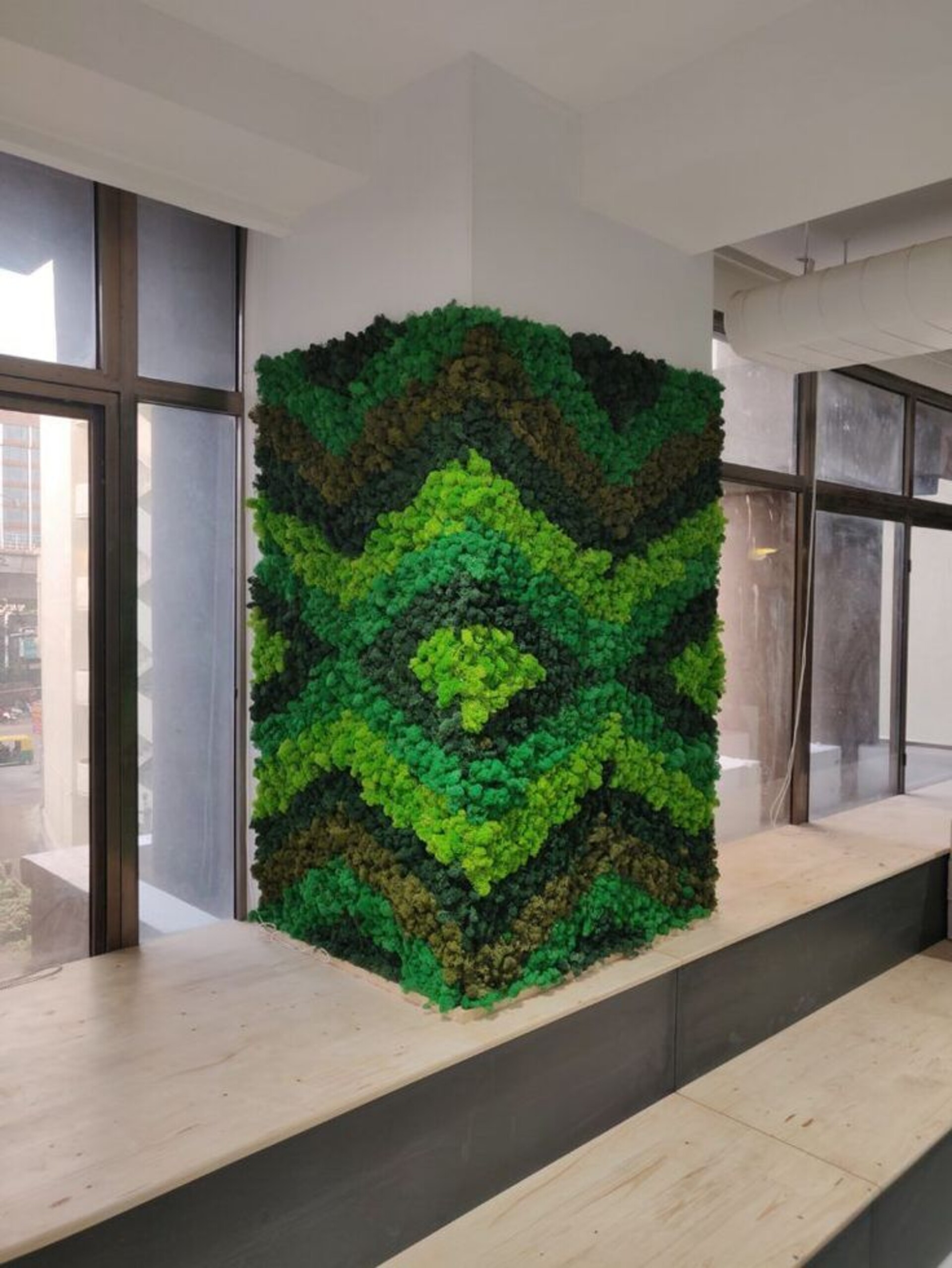 Parete Moss Stabilizzata  - Soluzione personabilizzabile - per eventi e interior designer