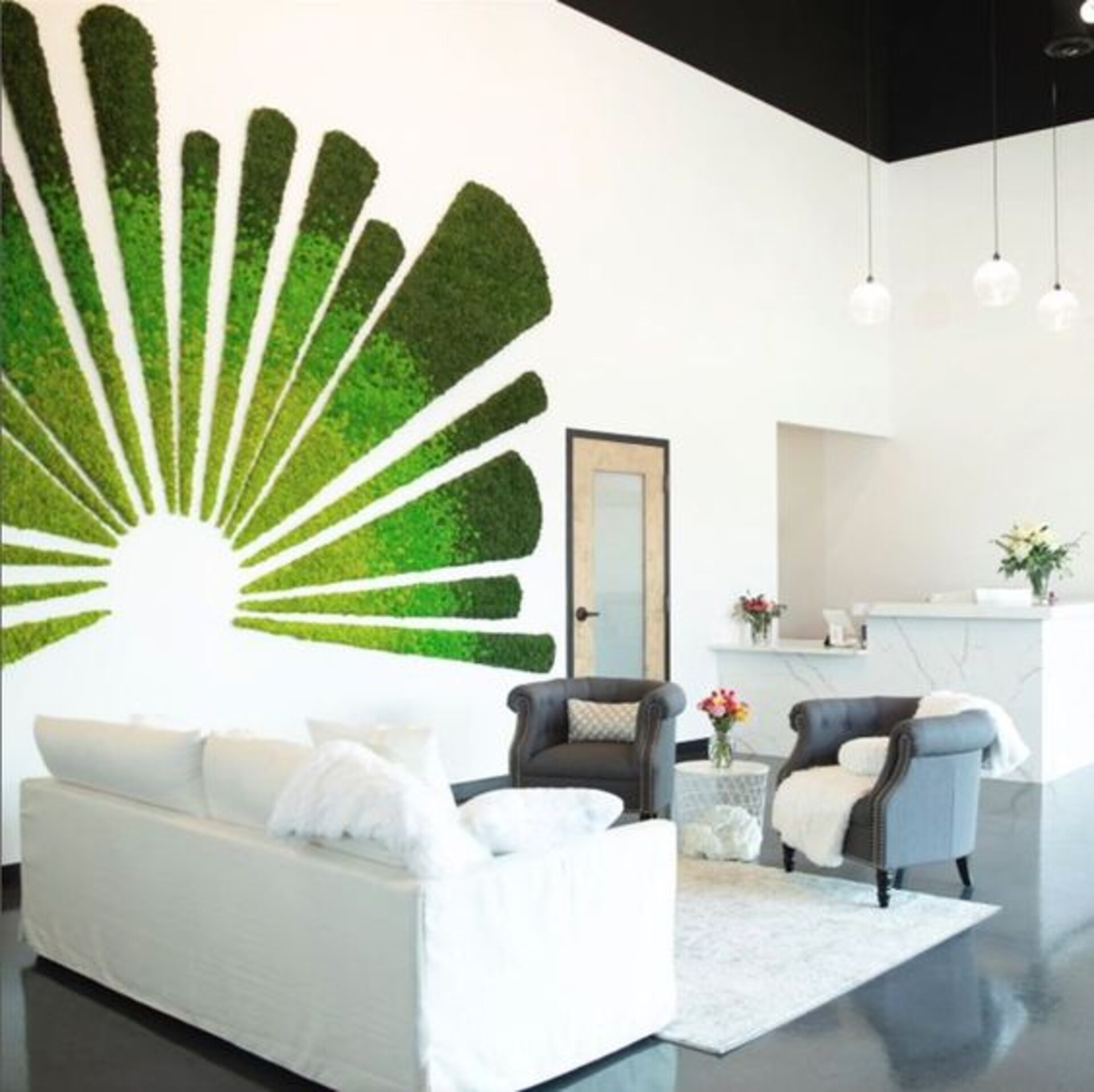 Parete Moss Stabilizzata  - Soluzione personabilizzabile - per eventi e interior designer