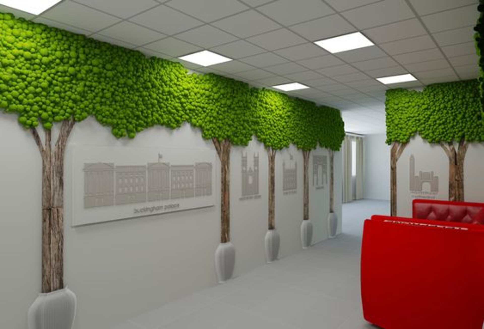 Parete Moss Stabilizzata  - Soluzione personabilizzabile - per eventi e interior designer