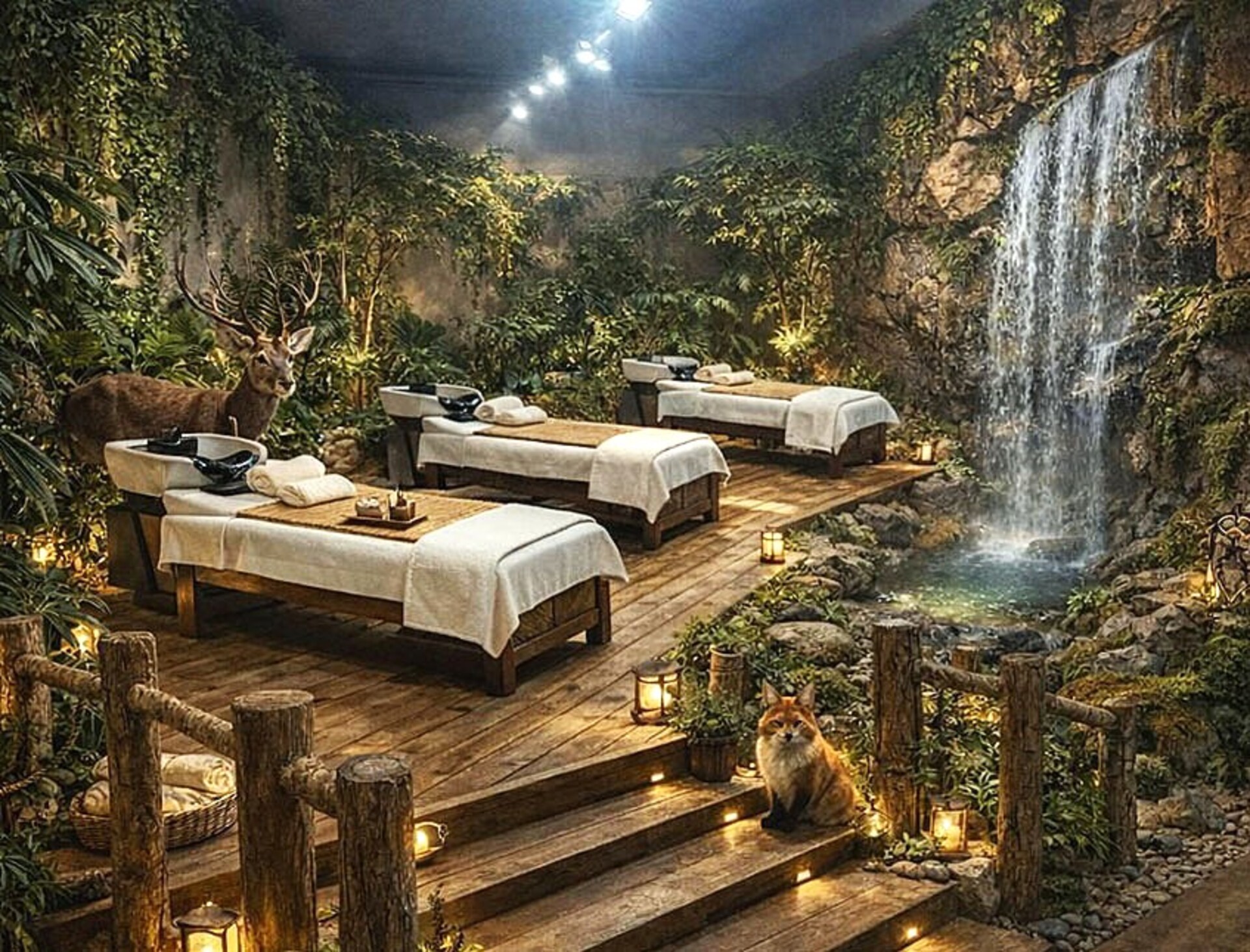 Giardino Verticale Preservato con Cascata - Sconto per Rivenditori e Aziende Fiorissima - Per interno