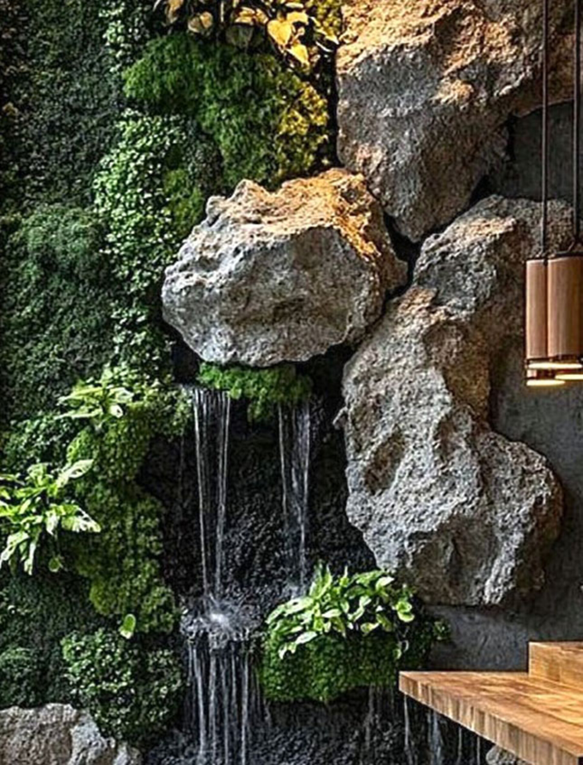 Giardino Verticale Preservato con Cascata - Sconto per Rivenditori e Aziende Fiorissima - Per interno