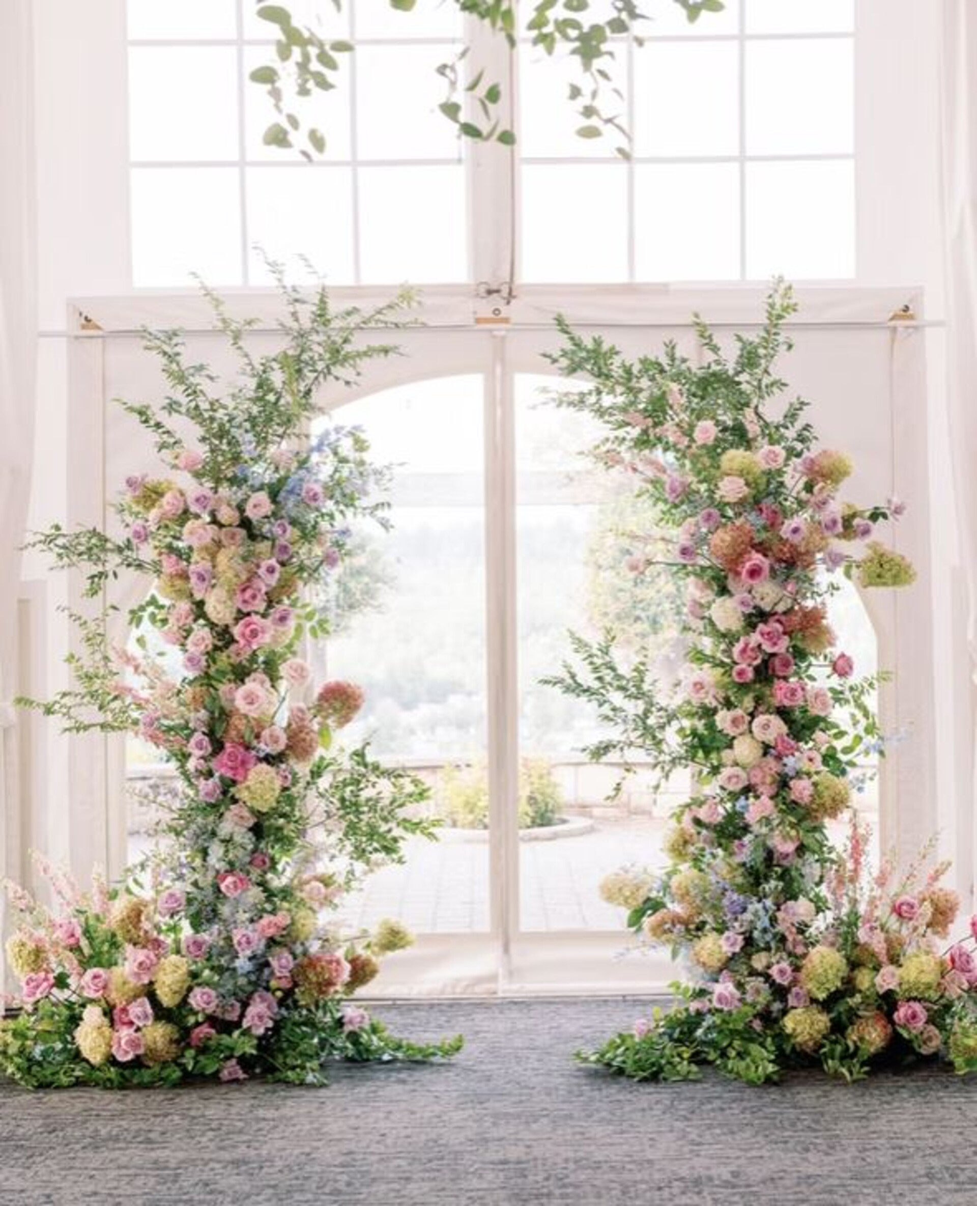 Arco Diviso per Matrimonio  Sconti per Fioristi e Aziende - - H 230 Set x 2 archi