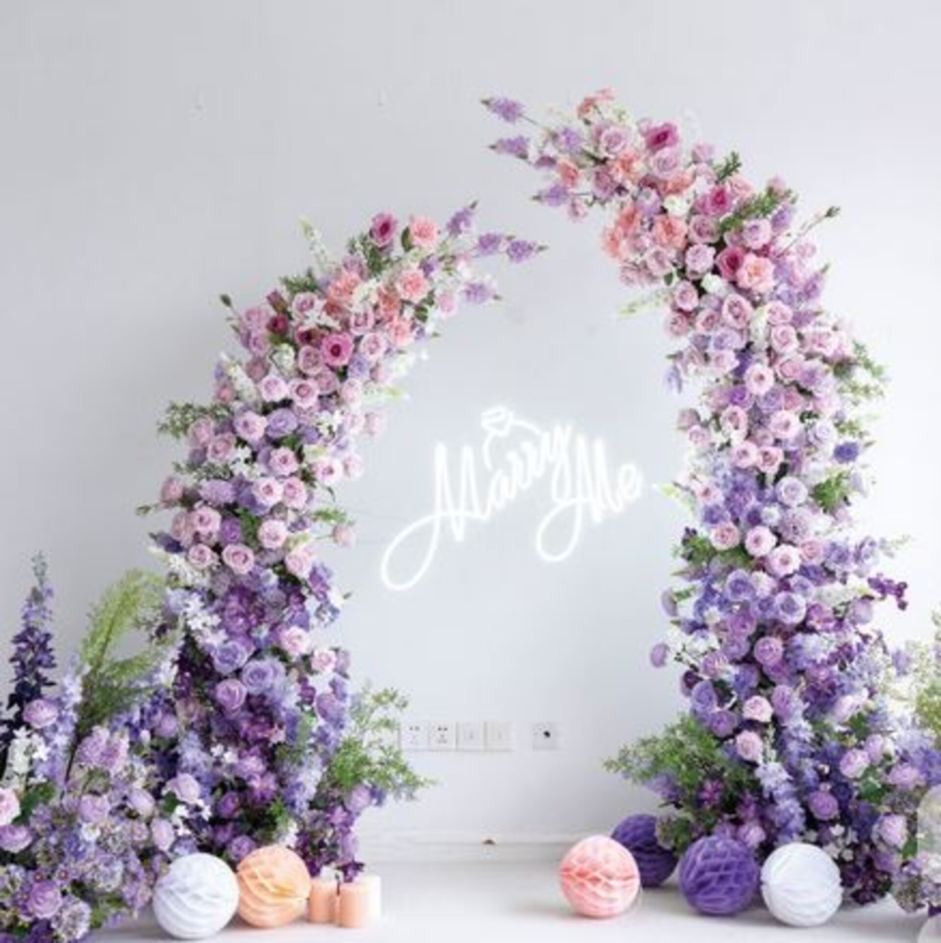 Arco Diviso per Matrimonio  Sconti per Fioristi e Aziende - - H 230 Set x 2 archi