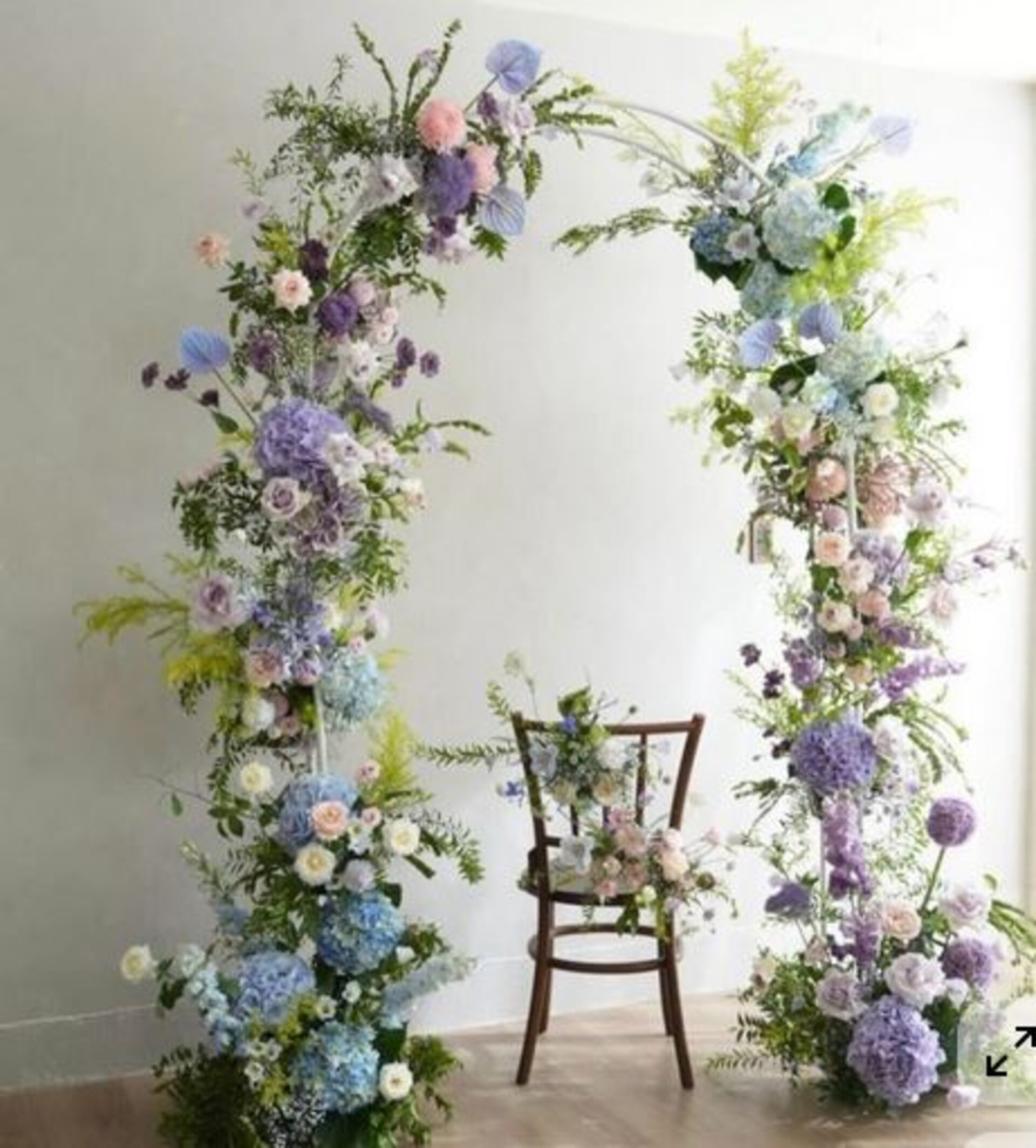 Arco Diviso per Matrimonio  Sconti per Fioristi e Aziende - - H 230 Set x 2 archi
