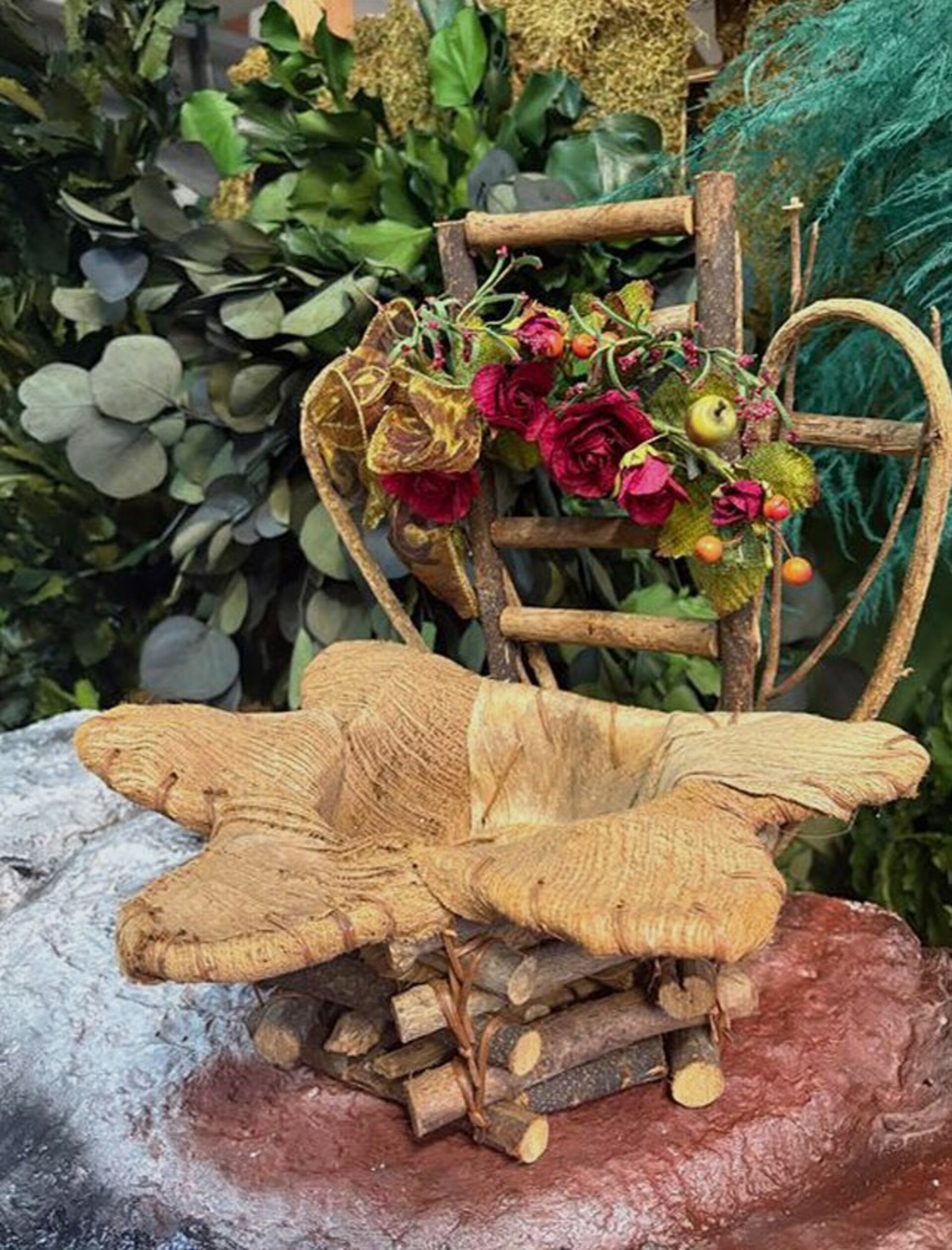 Cesto Portapianta Coco net decorato - Prezzo speciale fine serie dm. 31 H 35 con Foro dm. 15