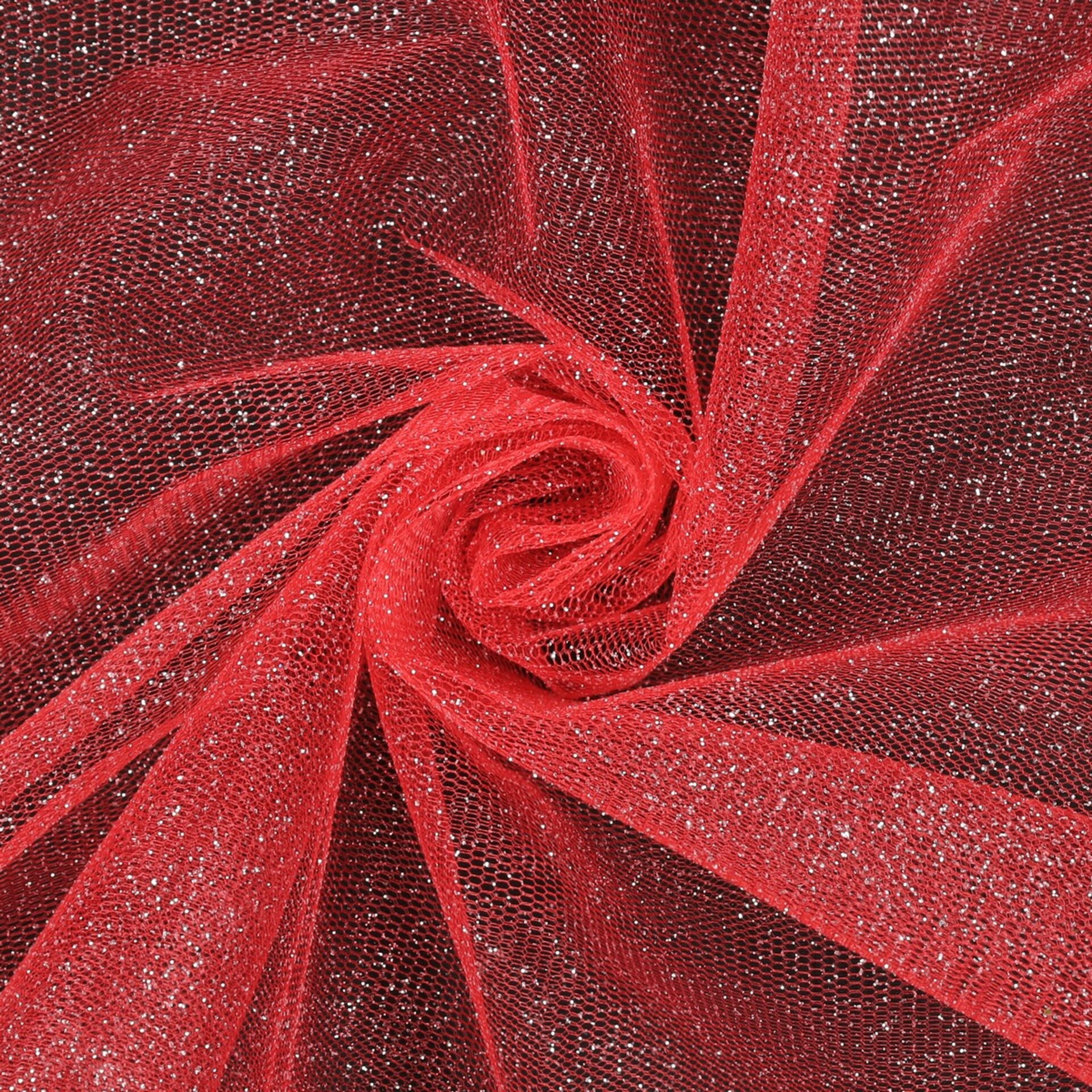 Tulle Blonda Glitterato - Sconti per Fioristi e Aziende - H 280 x 25 mt Prodotto in Italia