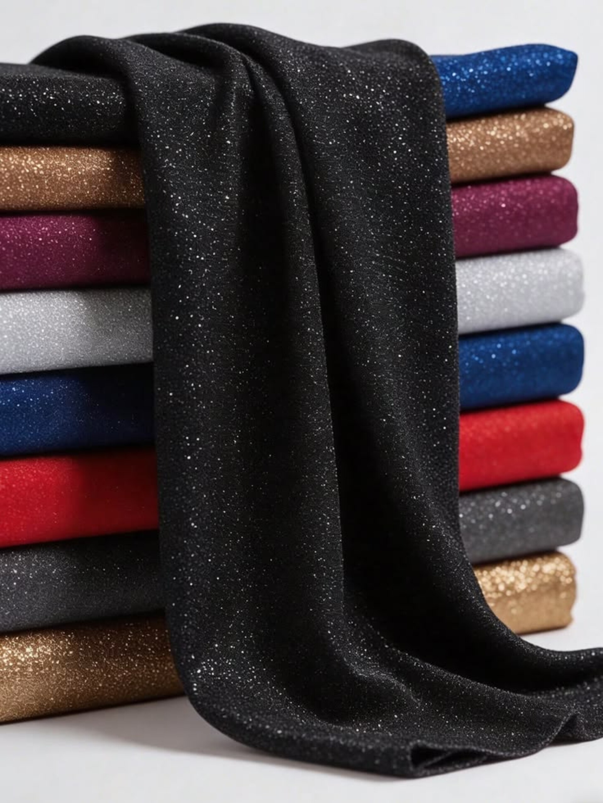 Tulle Blonda Glitterato - Sconti per Fioristi e Aziende - H 280 x 25 mt Prodotto in Italia