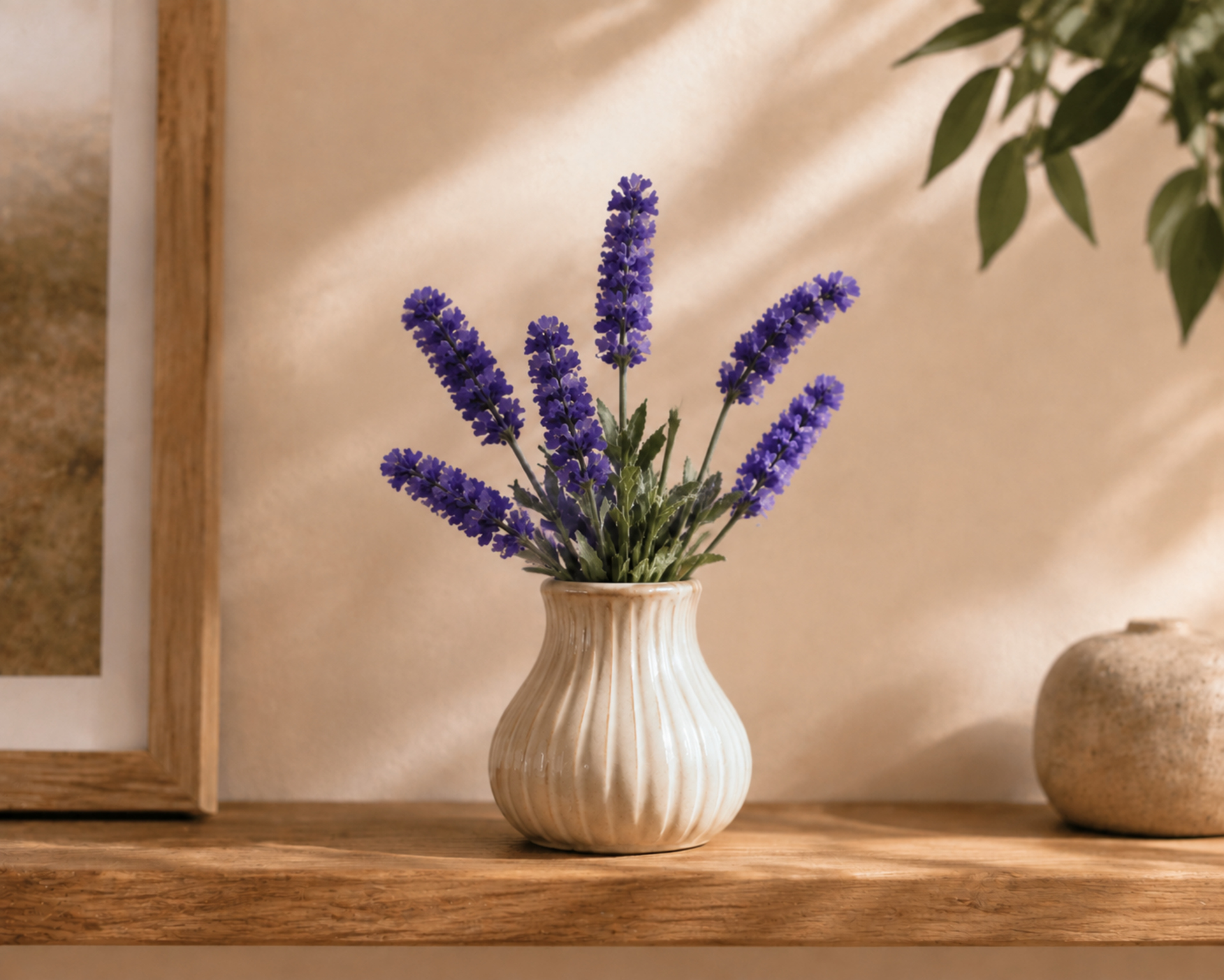 Lavanda Bush x 7 in poliester - Sconti per Fioristi e Aziende - Artificiale