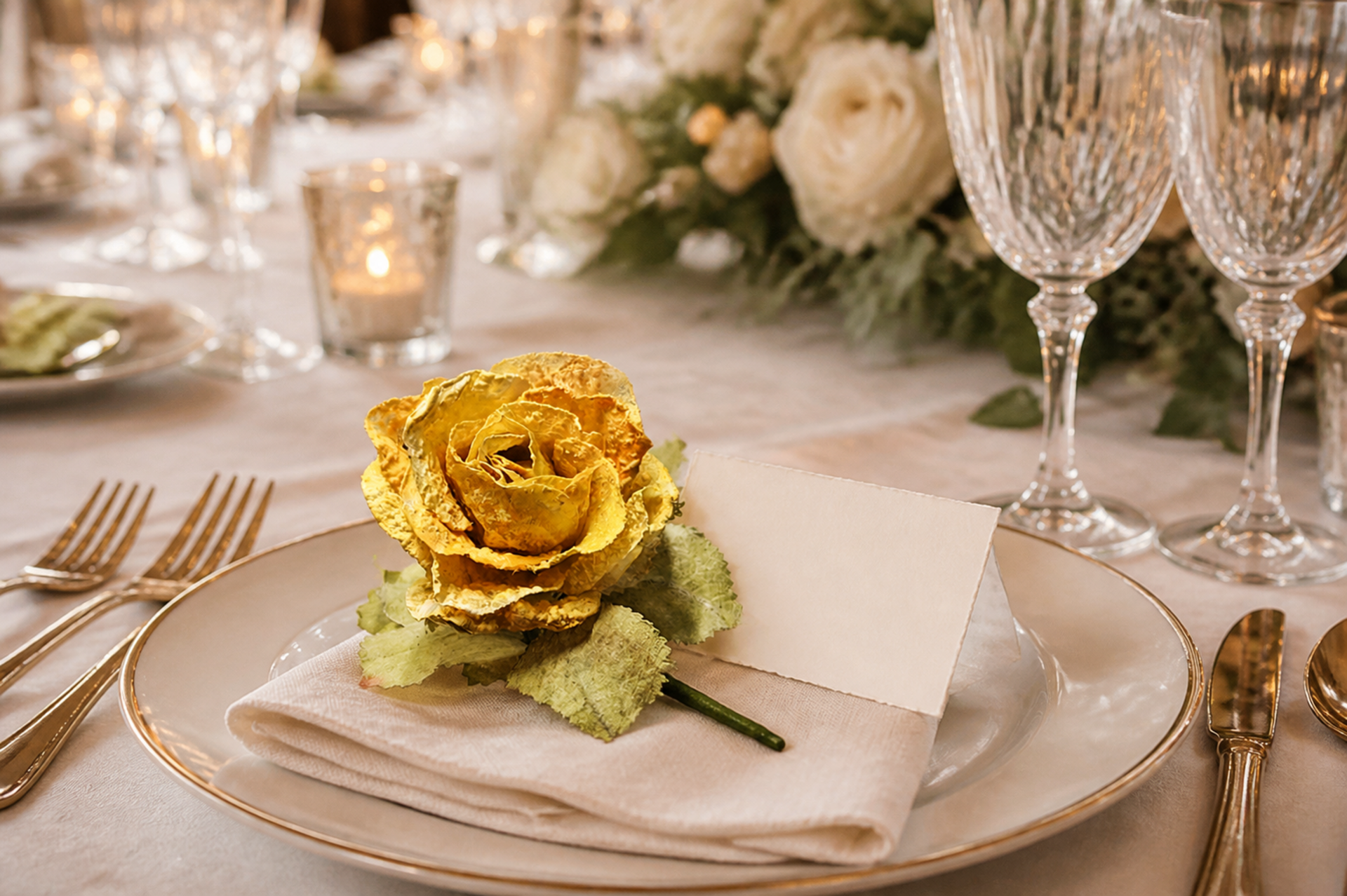 Rose in organza singola - Sconto per Fioristi e Aziende - Artificiali