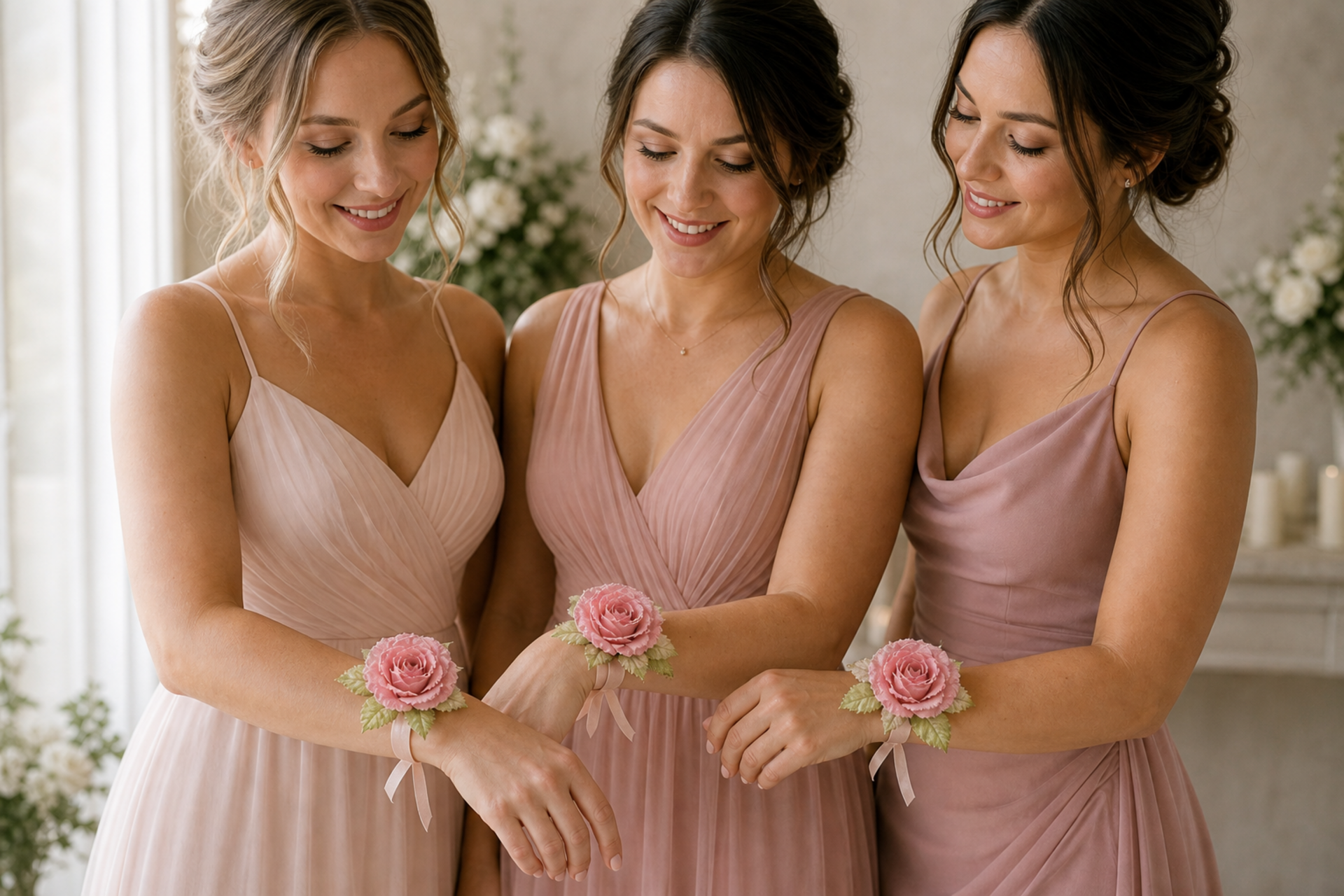 Rose in organza singola - Sconto per Fioristi e Aziende - Artificiali