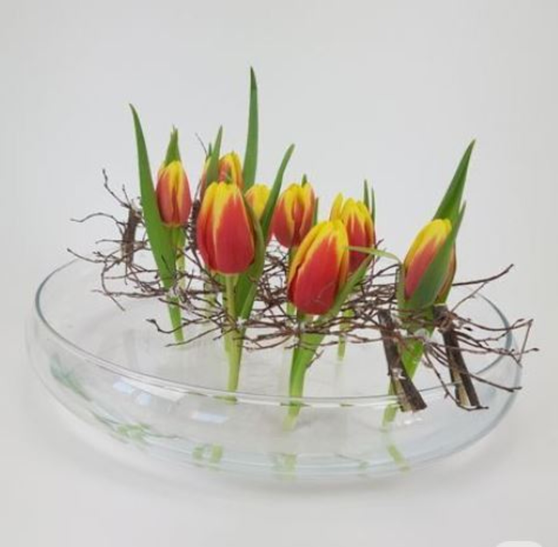 Tulipano Olandese Artificiale H 40 in poliestere - Sconti per Fioristi e Aziende .
