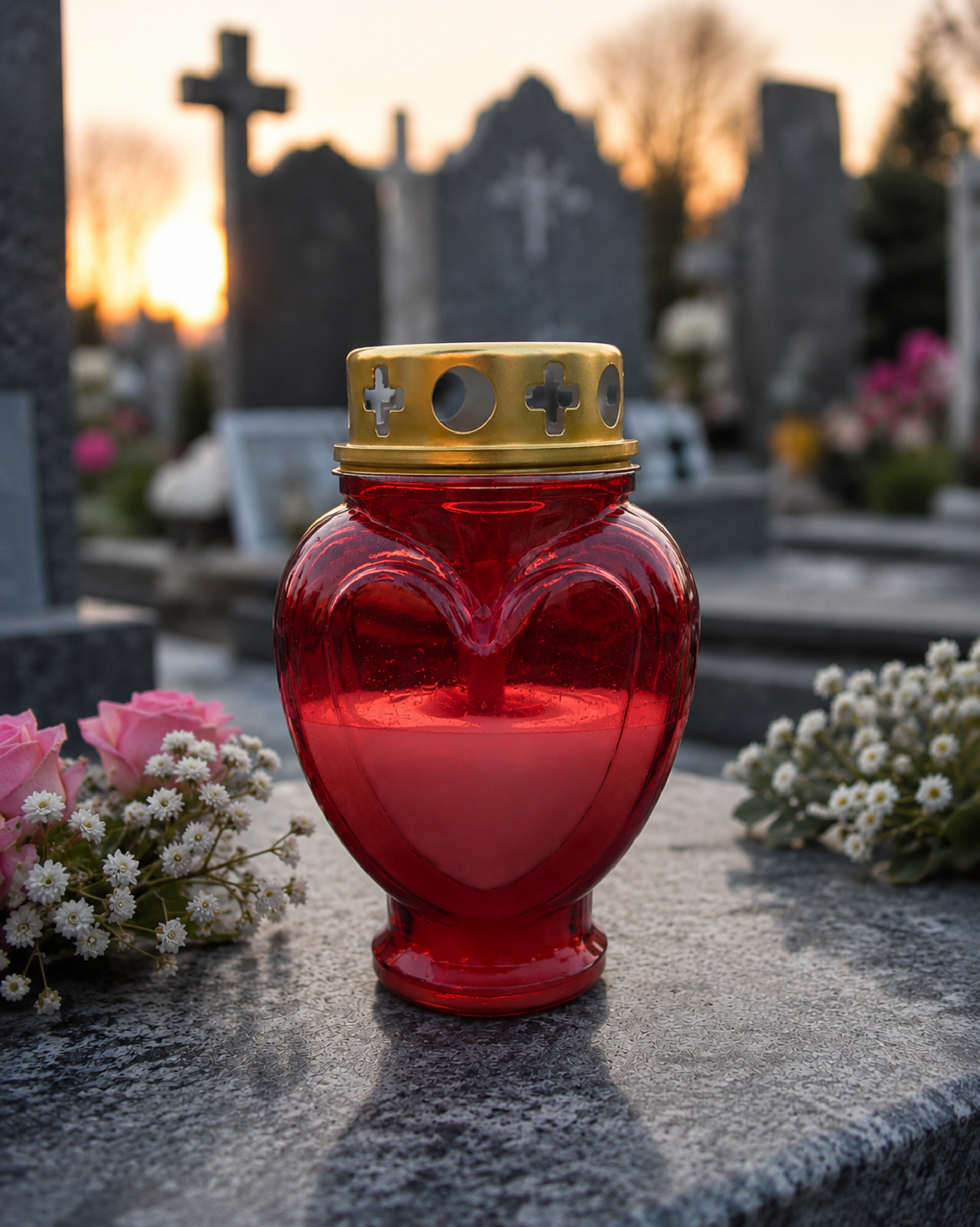 Lumino Cuore a batteria  - Sconti per Fioristi e Aziende - Durata 150 giorni