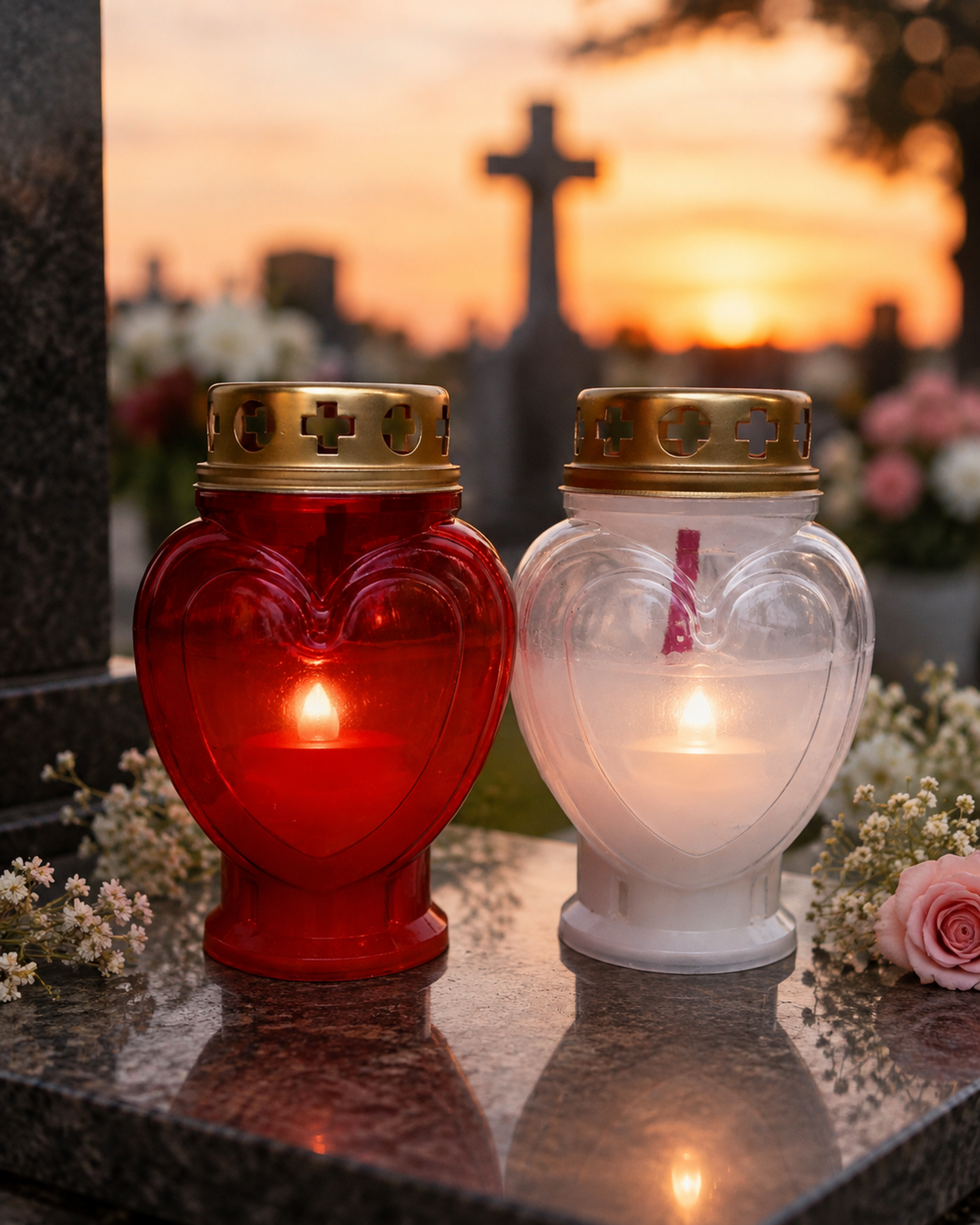 Lumino Cuore a batteria  - Sconti per Fioristi e Aziende - Durata 150 giorni