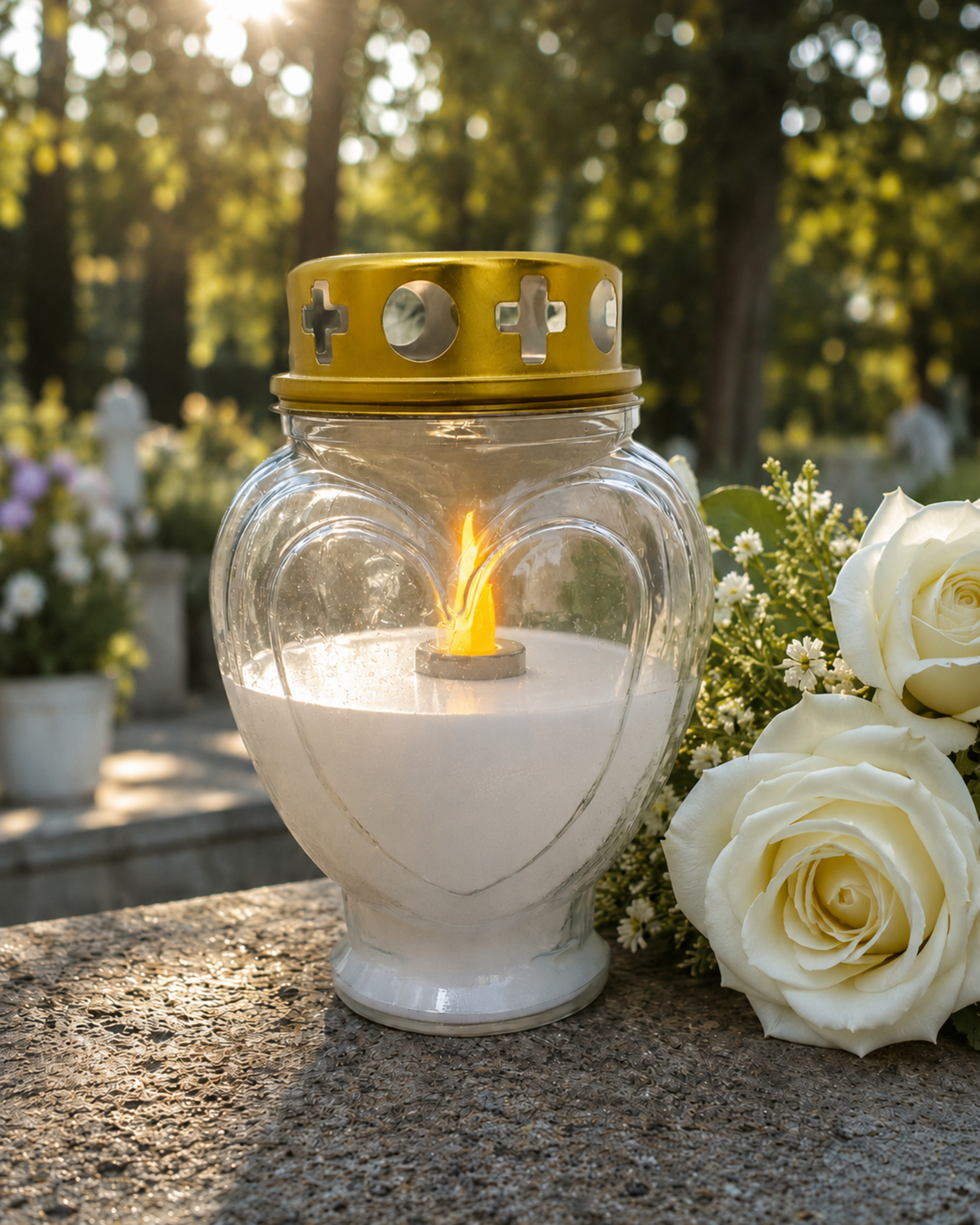 Lumino Cuore a batteria  - Sconti per Fioristi e Aziende - Durata 150 giorni