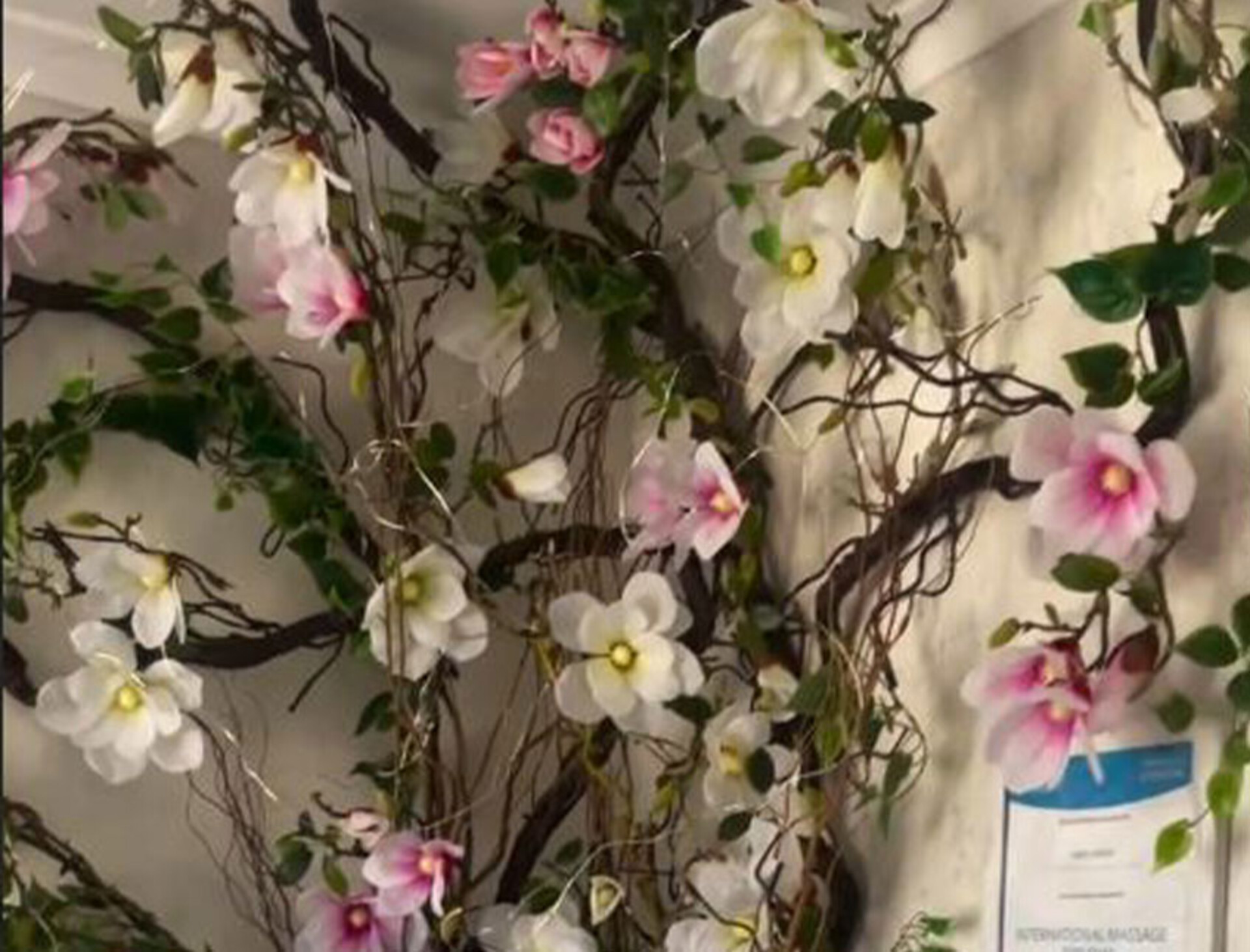 Magnolia Nipponika H 84 artificiale in poliestere - Sconti per Fioristi e Aziende .