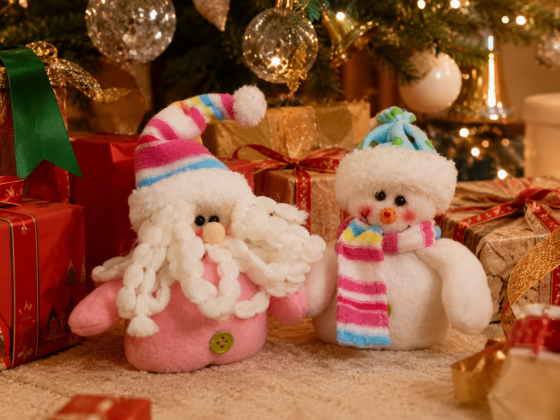 Babbo Natale & Pupazzo H 14 - Sconti per Fioristi e Aziende - Sweet Candy