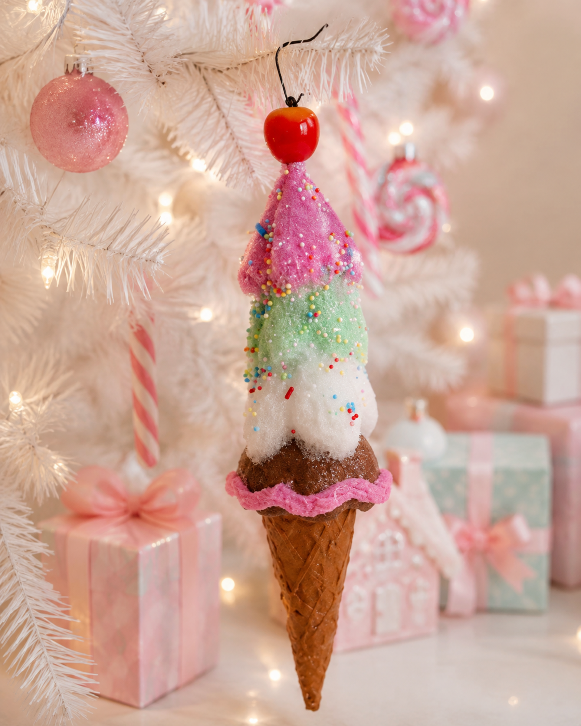 Gelato H 32 da appendere - Sconti per Fioristi e Aziende - Decoro Marzapane