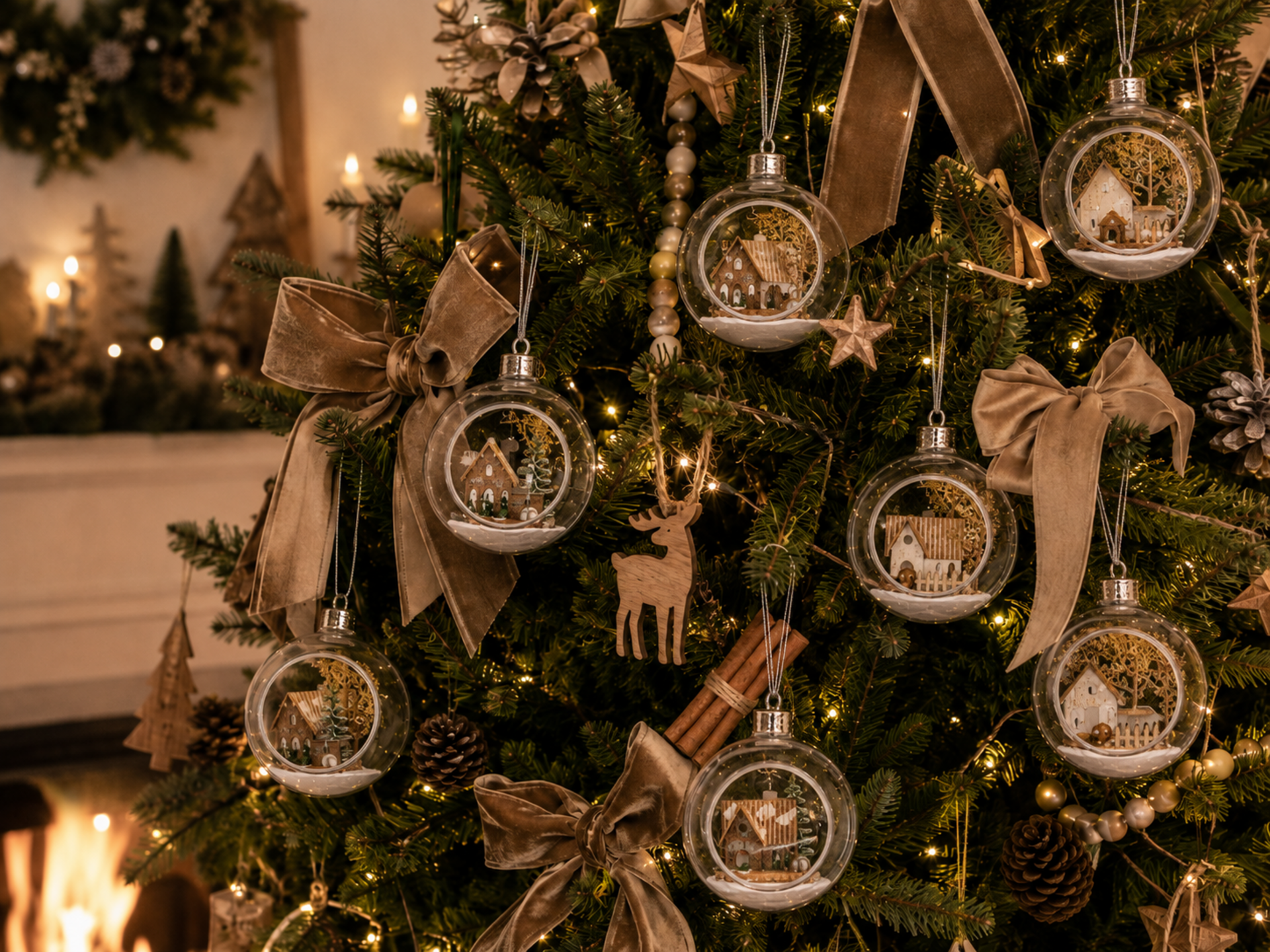 Sfera Vetro di Natale Led  - Sconti per Fioristi e Aziende - dm. 8 H 10 in 4 modelli