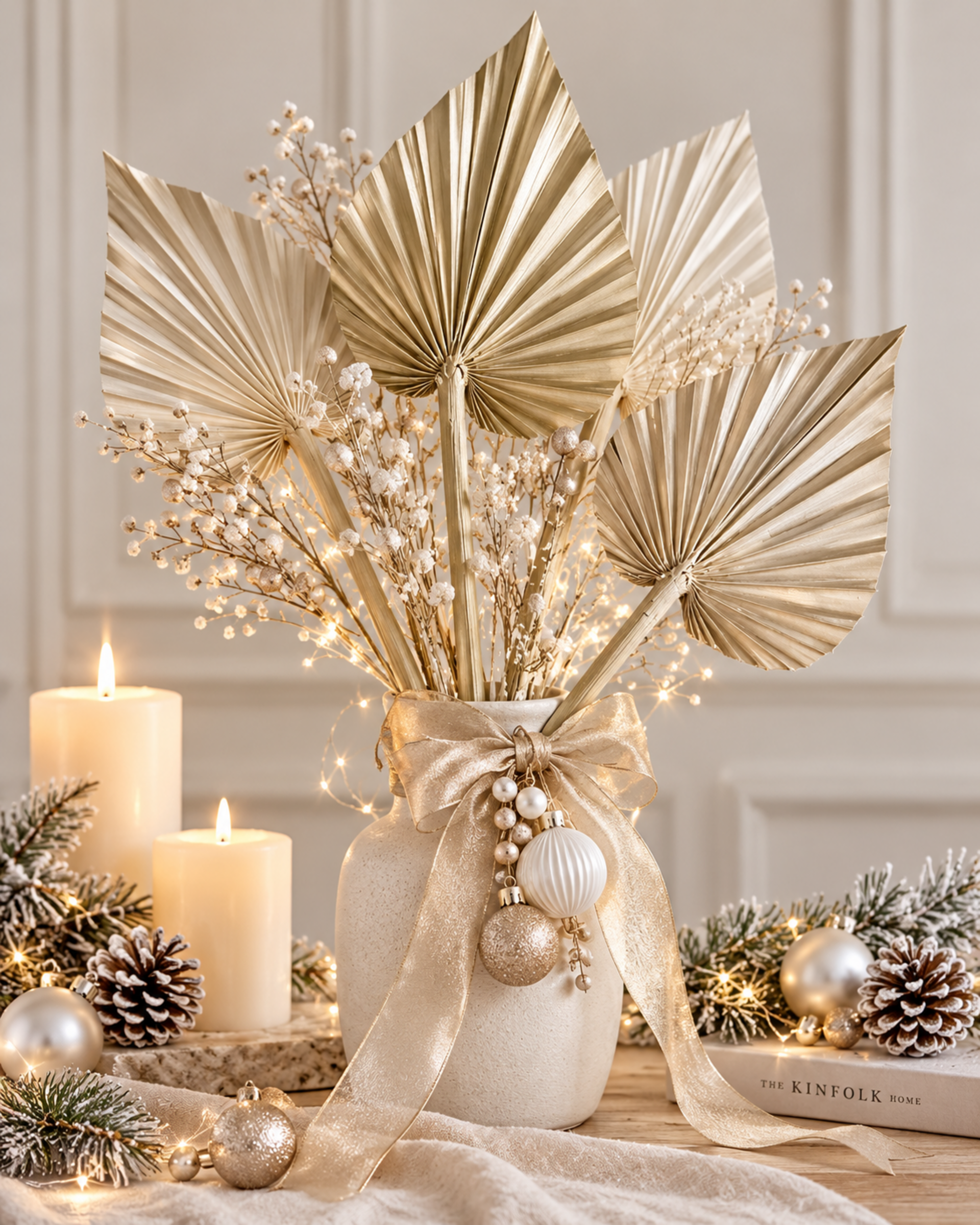 Palm Spear H56 Oro/Argento - Sconti per Fioristi e Aziende - Confezione da 5 foglie