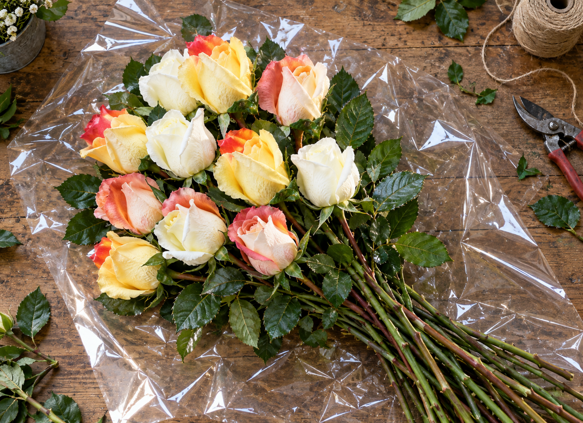 Bocciolo di rosa velvet in poliestere - Sconti per Fioristi e Aziende .