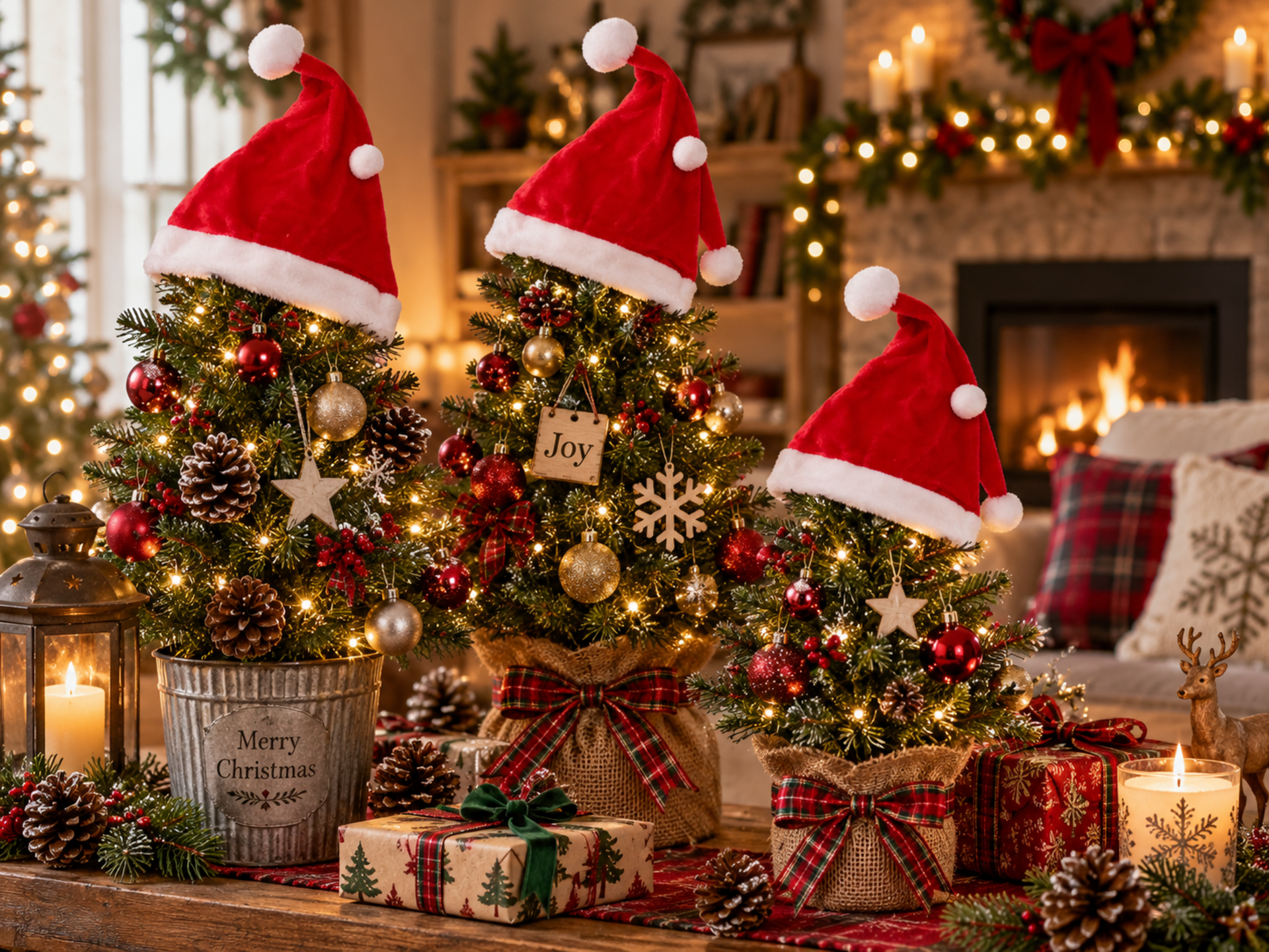 Cappellino Babbo Natale in velluto rosso - Sconti per Fioristi e Aziende -  2 misure