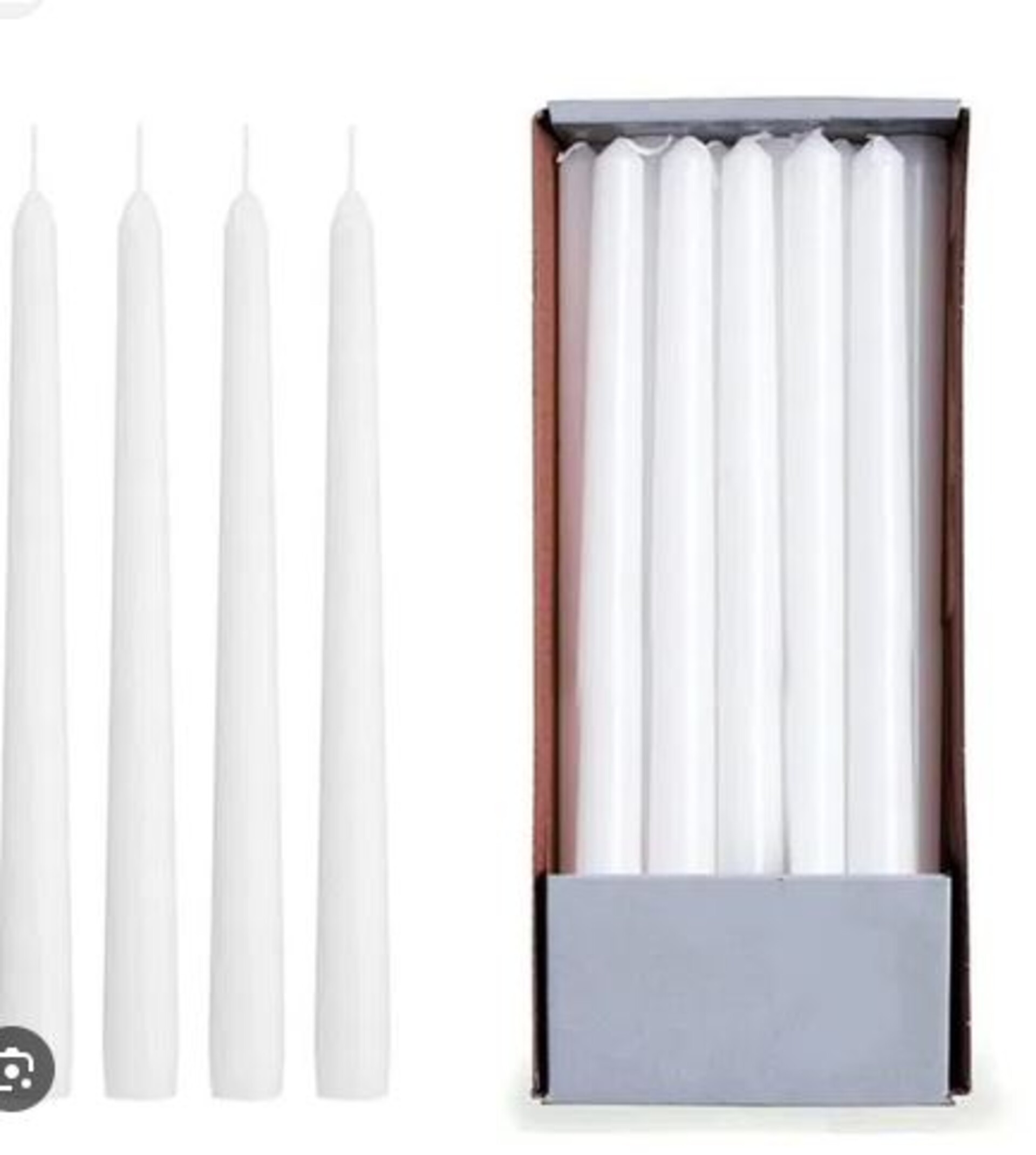 Candela Conica x 6  H 25 - Sconti per Fioristi e Aziende - dm.2,5