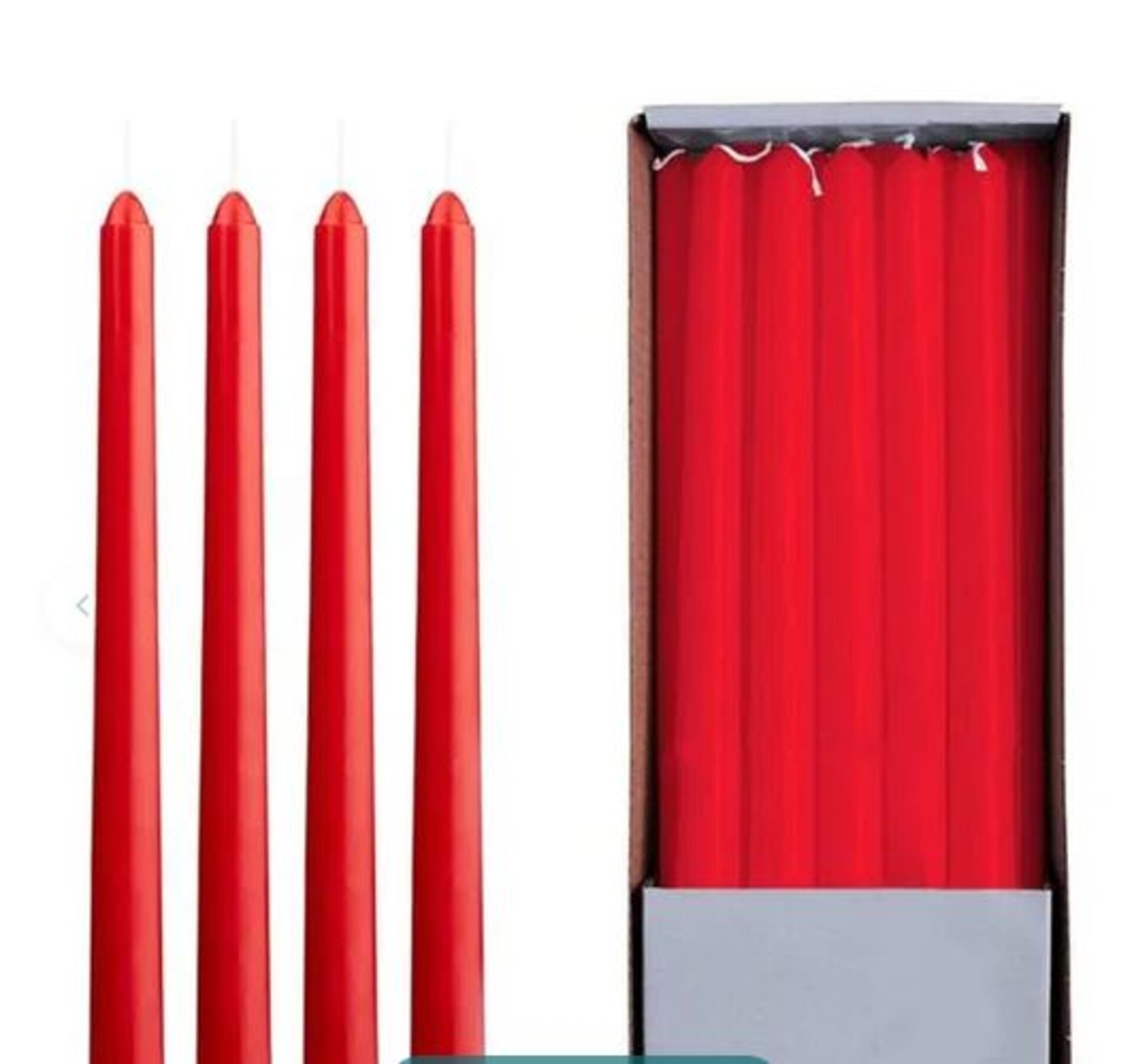 Candela Conica x 6  H 25 - Sconti per Fioristi e Aziende - dm.2,5