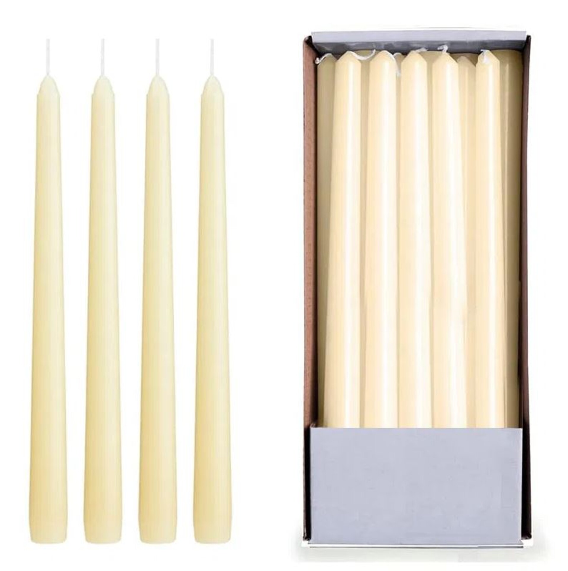 Candela Conica x 6  H 25 - Sconti per Fioristi e Aziende - dm.2,5