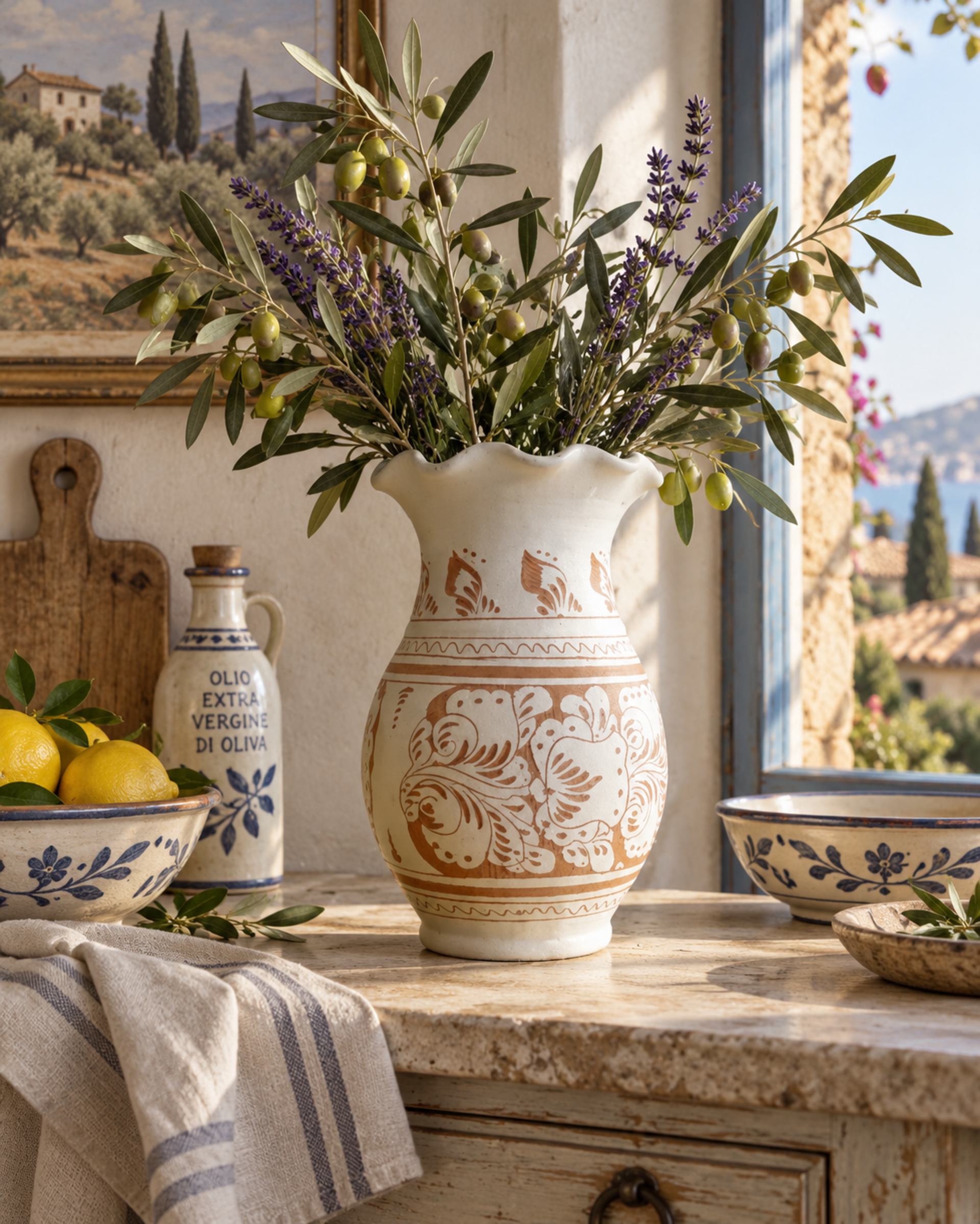 Vaso Ceramica H 30 Alba - Sconti per Fioristi e Aziende - in 3 modell