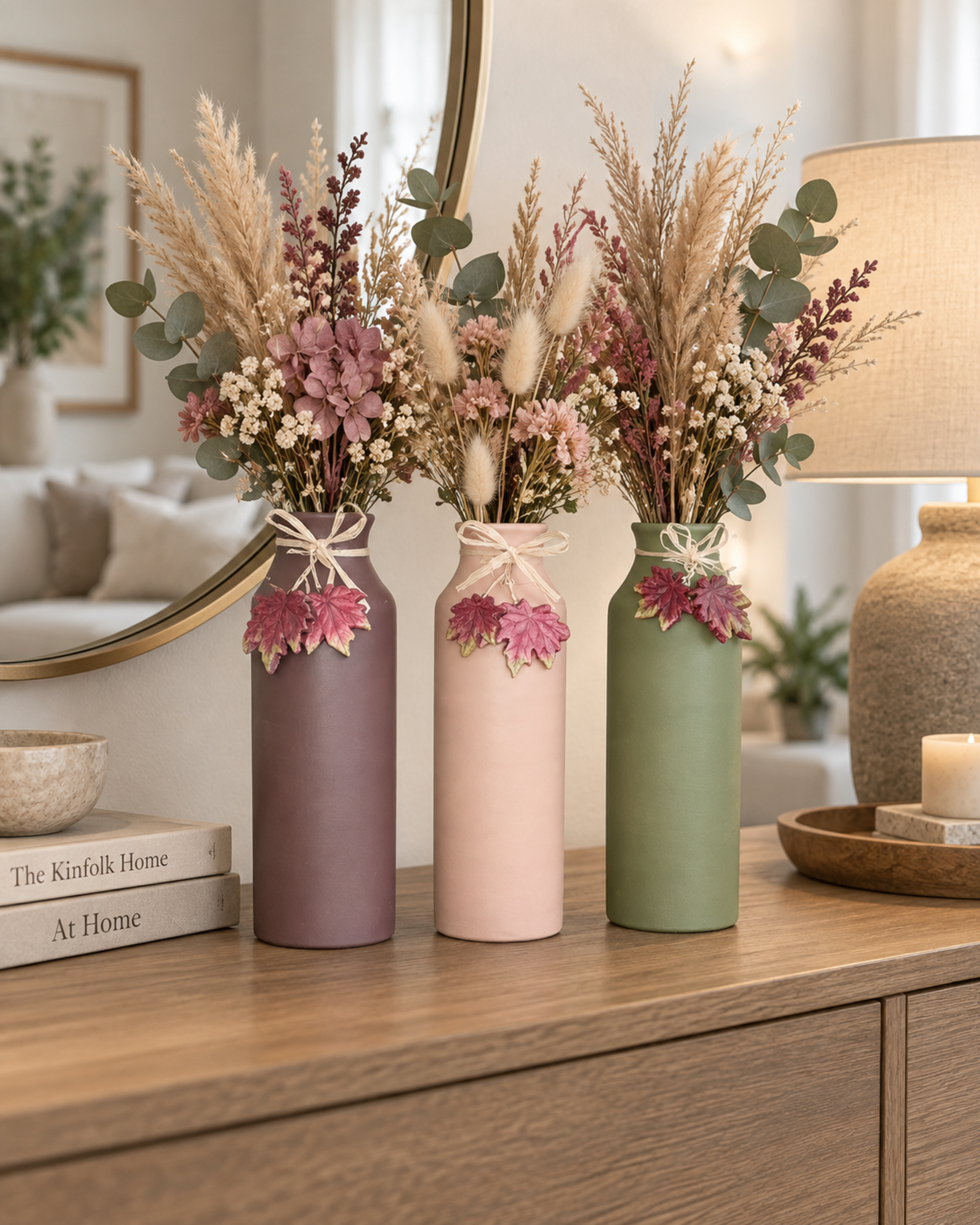 Vaso a Bottiglia H 23 in ceramica - Sconti per Fioristi e Aziende - colori diversi