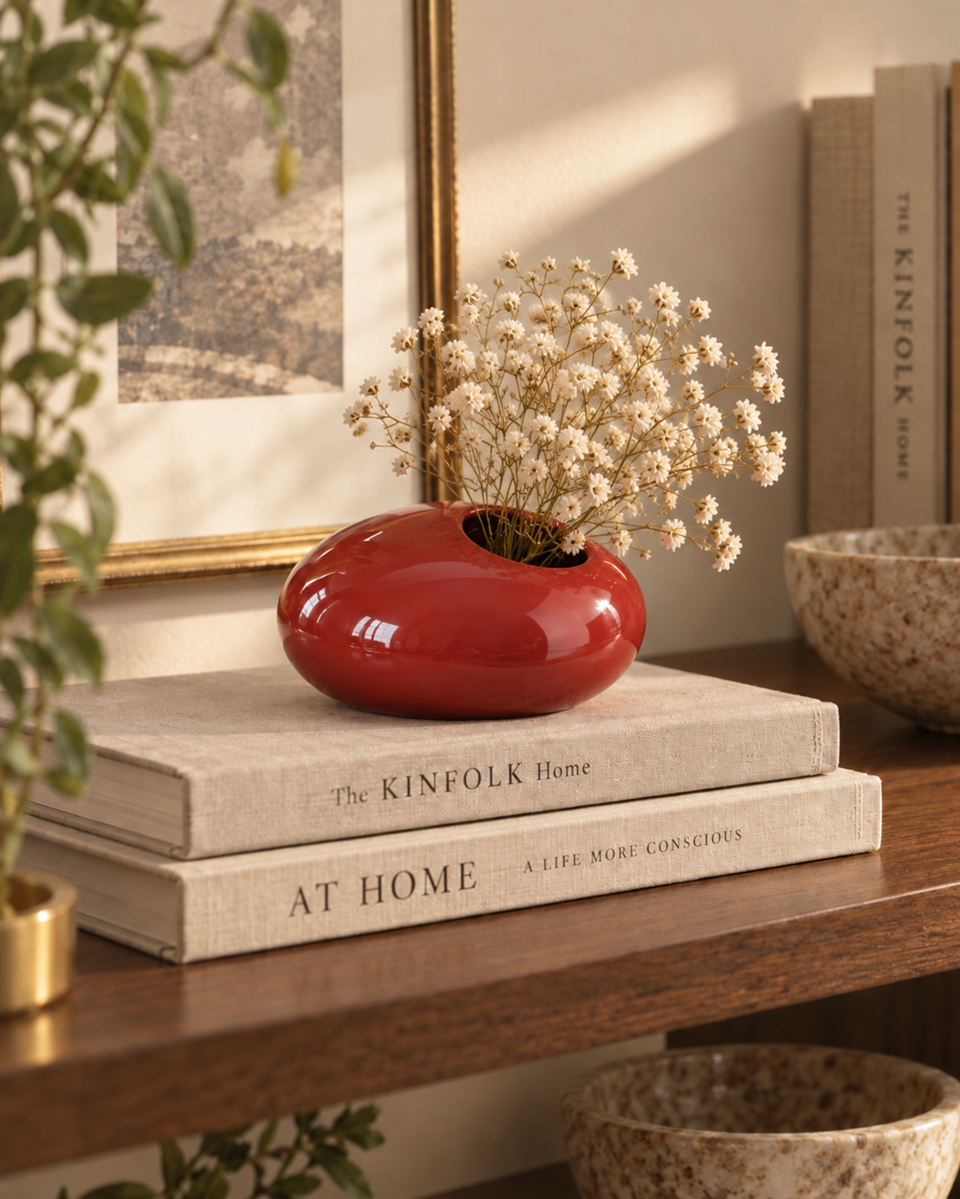 Vasetti sferoidi H 7 - H 6 - Sconti per Fioristi e Aziende -  in ceramica GAV corallo