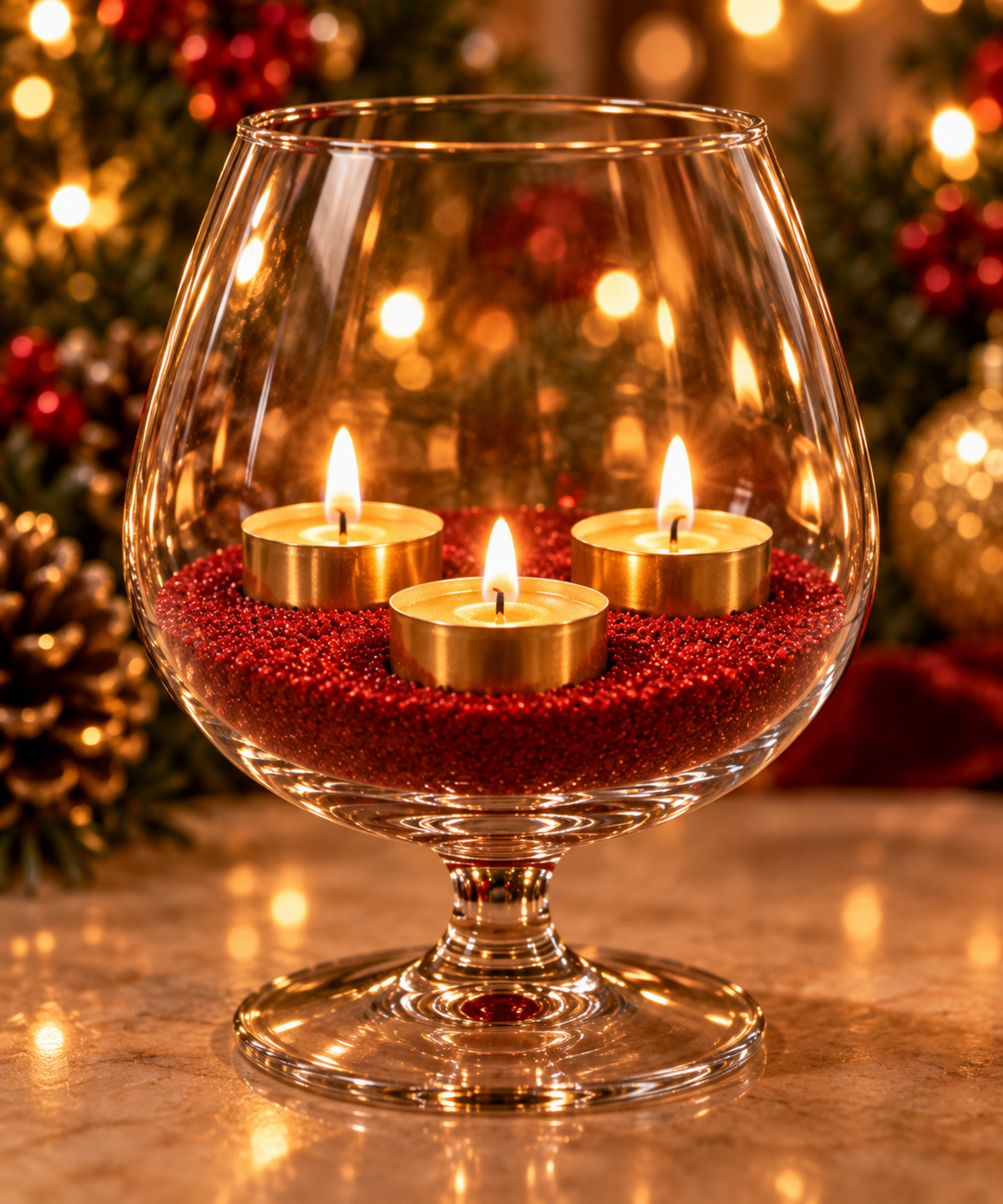 Candele Dolcetti  x 6 oro - Sconti per Fioristi e Aziende - con base in metalle