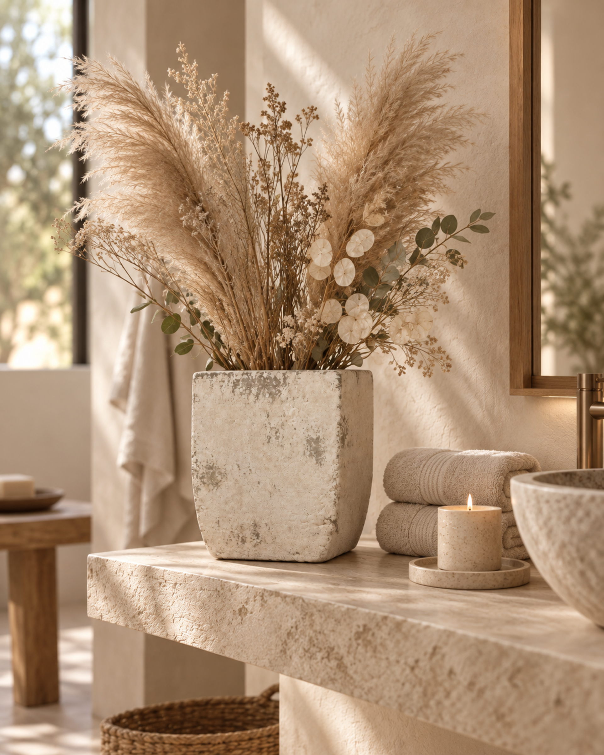 Vaso in Ceramica H 23 cm. 13 x 13 - Sconti per Fioristi e Aziende - mod. Poldi