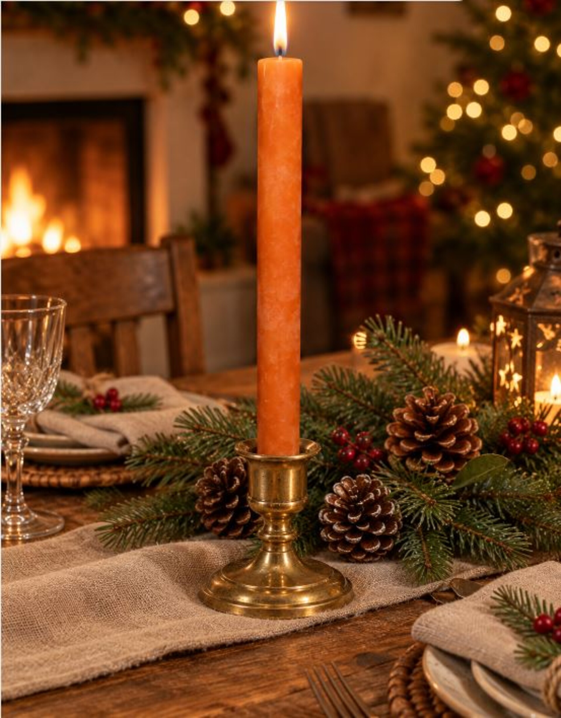 Candele Stearica x 6 dm. 2,5  - Sconti per Fioristi e Aziende - profumate alla cannella