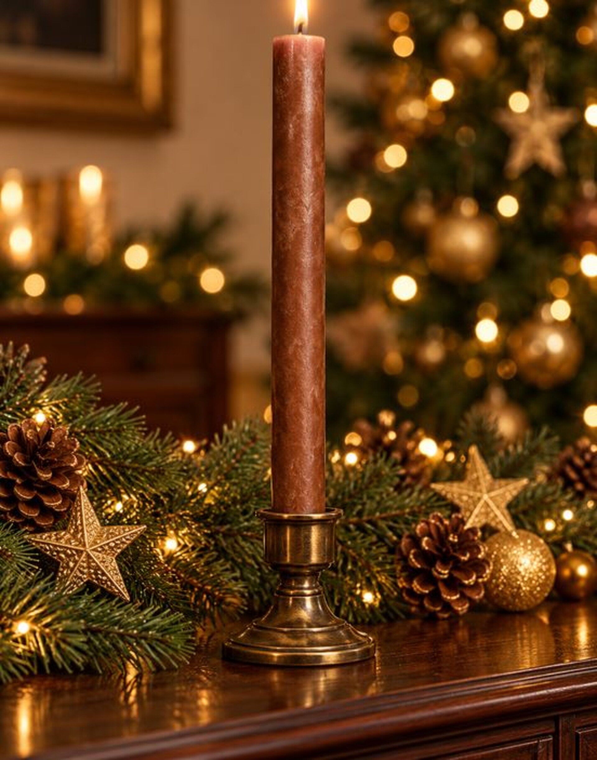 Candele Stearica x 6 dm. 2,5  - Sconti per Fioristi e Aziende - profumate alla cannella