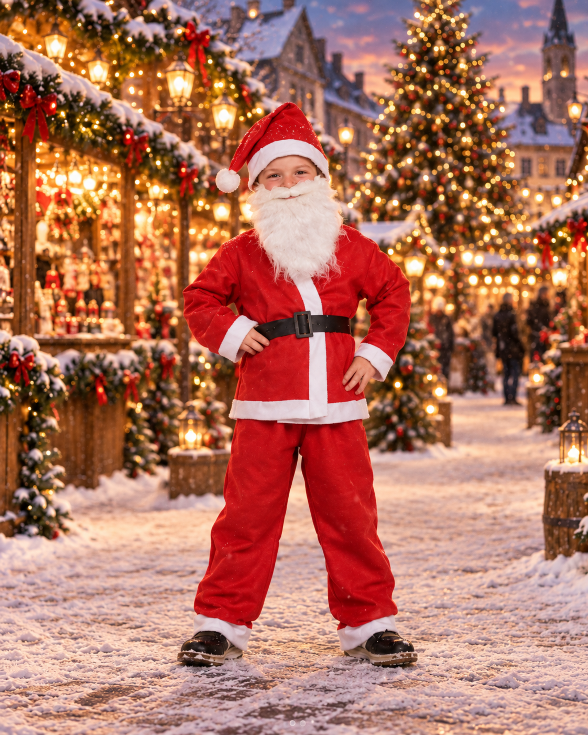 Vestito di Babbo Natale - Sconti per Fioristi,e Aziende -  per Bambino/Donna/Uomo