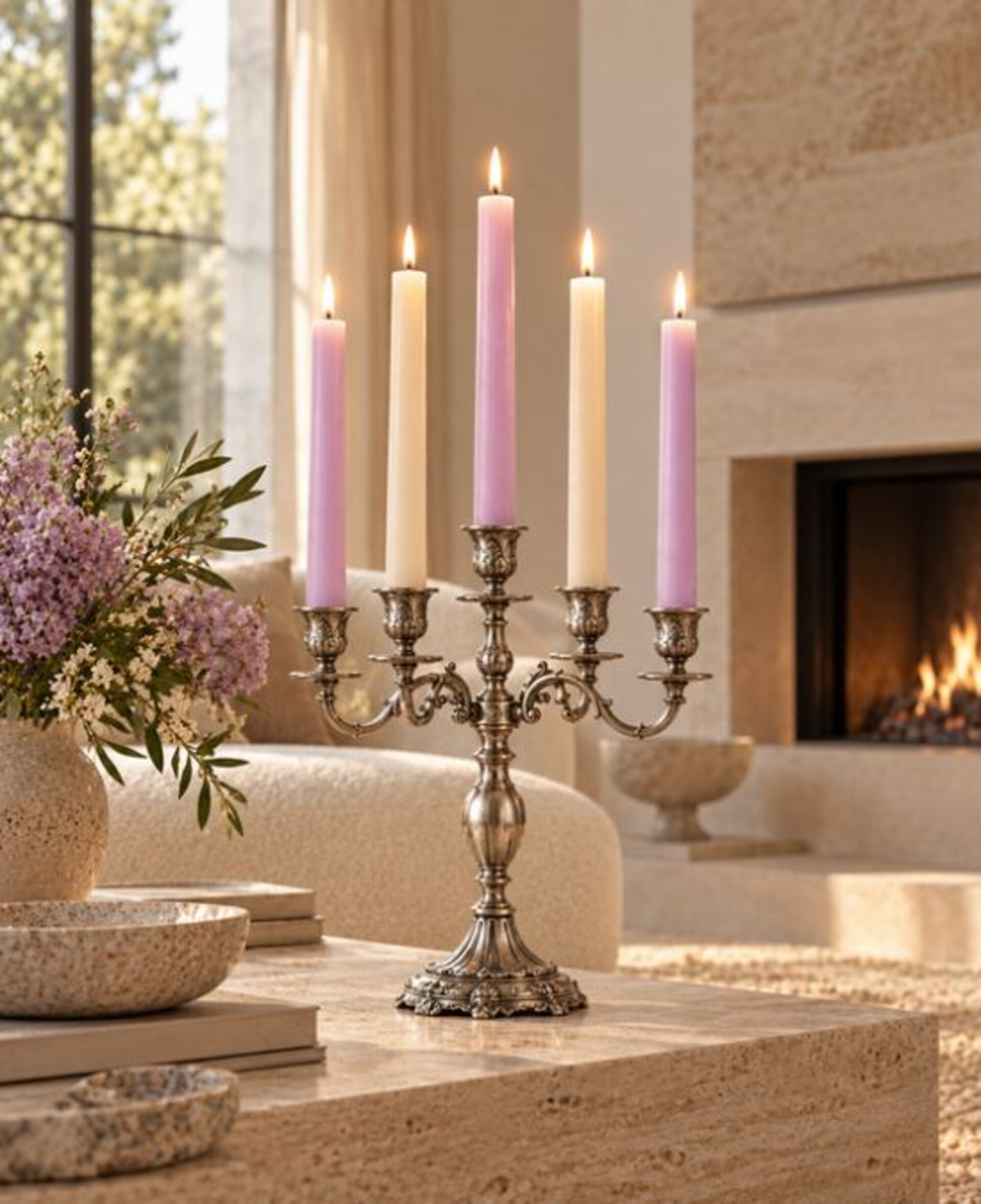 Candela Stearica H 25 dm.2,5 - Sconti per Fioristi e Aziende - Box da 6 candele