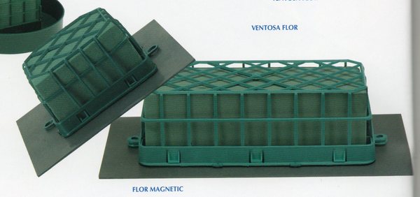 Gabbietta Magnetica cm. 25  - Sconti per Fioristi e Aziende - Con spugna Base Magnetica cm.36x18
