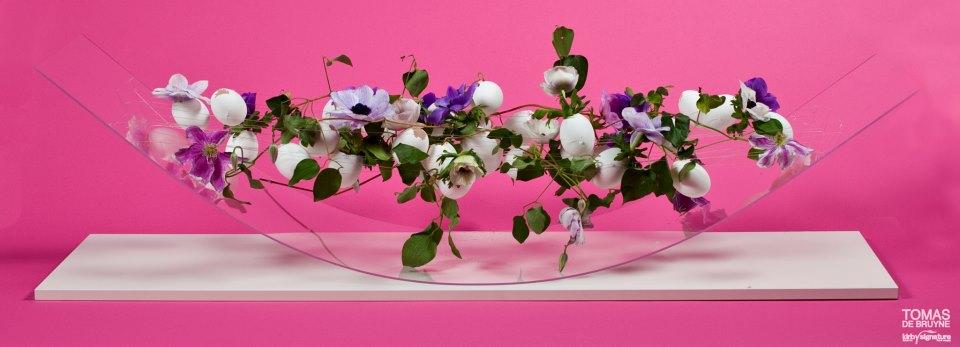 Clematis Fiorita x 3 in poliester - Sconti per Fioristi e Aziende