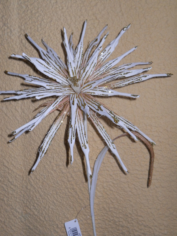 Clematis Artificiale H 66  - Sconti per Fioristi e Aziende Glitterata con petali animat