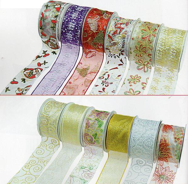 Nastri Natalizi H 60 x 25 Yds - Sconti per Fioristi e Aziende -  Stampati & Animati