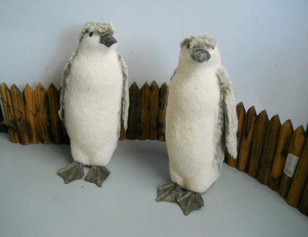 Pinguini H 40 in pellicia - Sconti per Fioristi e Aziende - sintetica