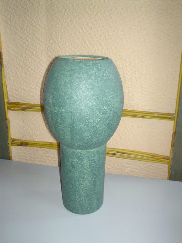 Vaso Verde Ice Cream H 31 - Sconti per Fioristi e Aziende - in ceramica