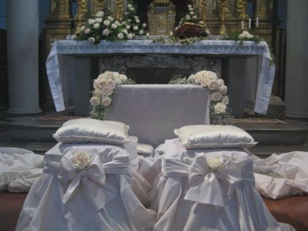 Copri Inginocchiatoio 7 pezzi  - In Velluto Bianco . -Sconti per Fioristi e Wedding
